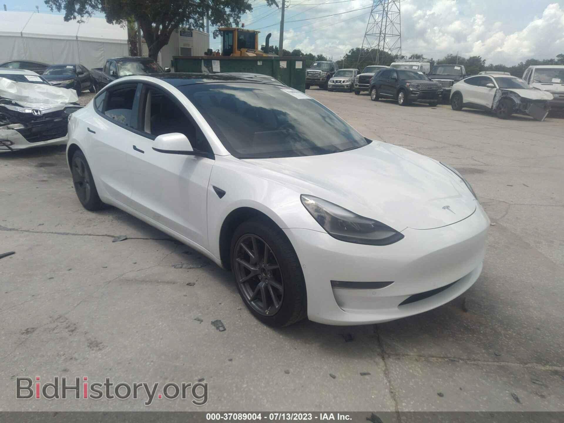 Photo 5YJ3E1EB0MF974776 - TESLA MODEL 3 2021