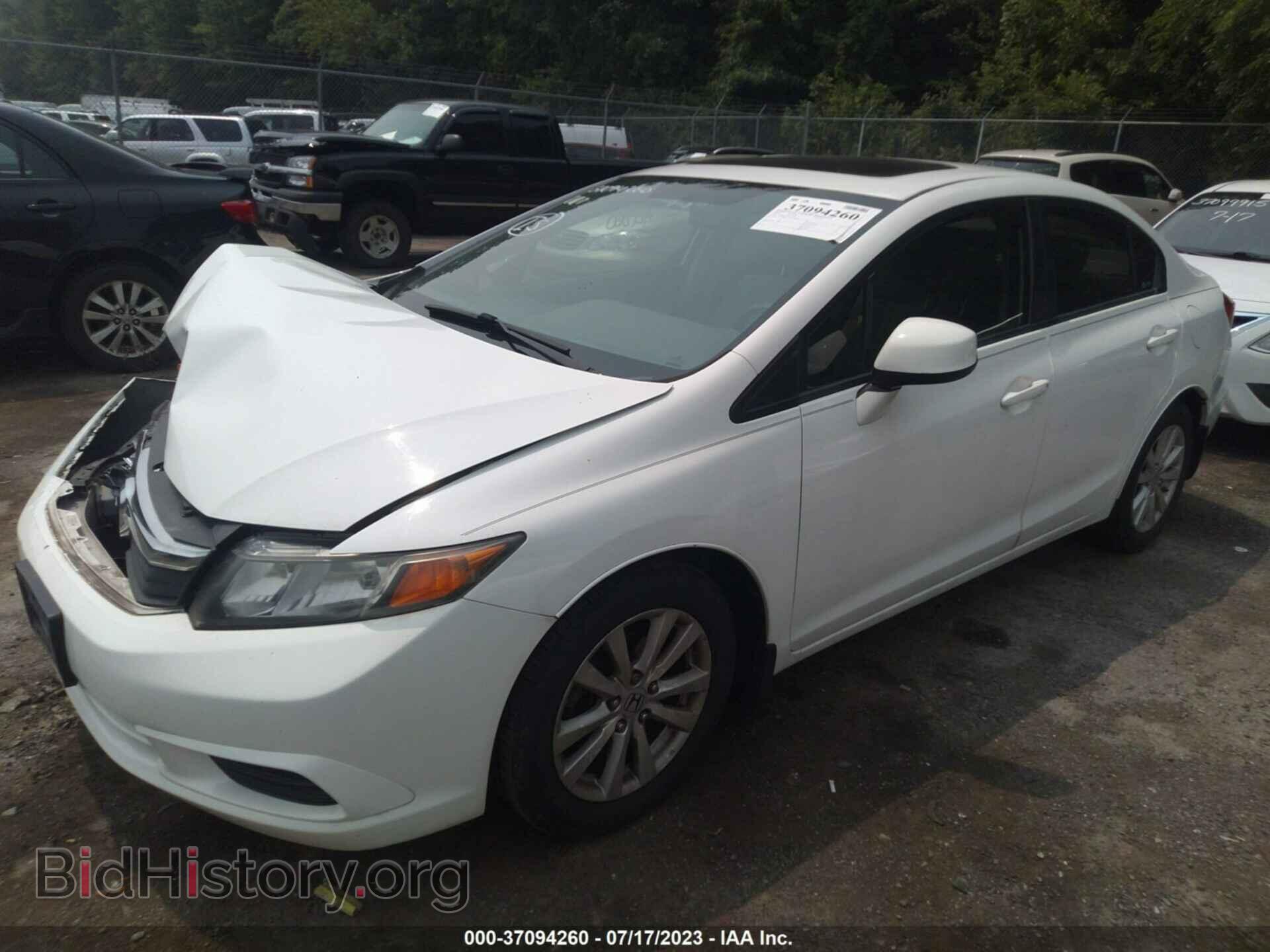 2012 HONDA CIVIC SDN - VIN: 19XFB2F8XCE378416 - Фото 2