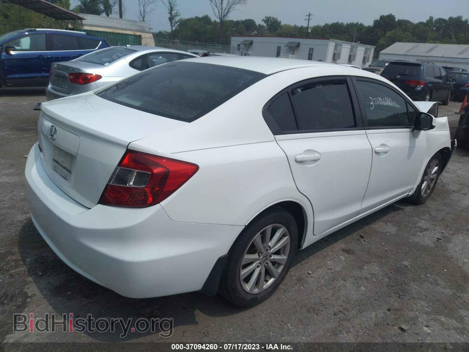 2012 HONDA CIVIC SDN - VIN: 19XFB2F8XCE378416 - Фото 4