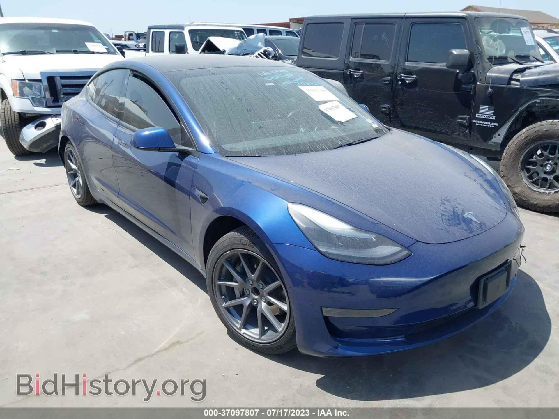 Фотография 5YJ3E1EA7MF026575 - TESLA MODEL 3 2021