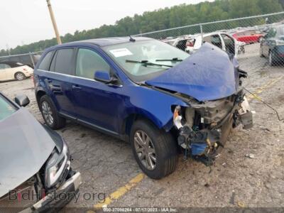 2014 Ford EDGE Limited, blue — VIN 2FMDK3KC8EBA46987, IAAI