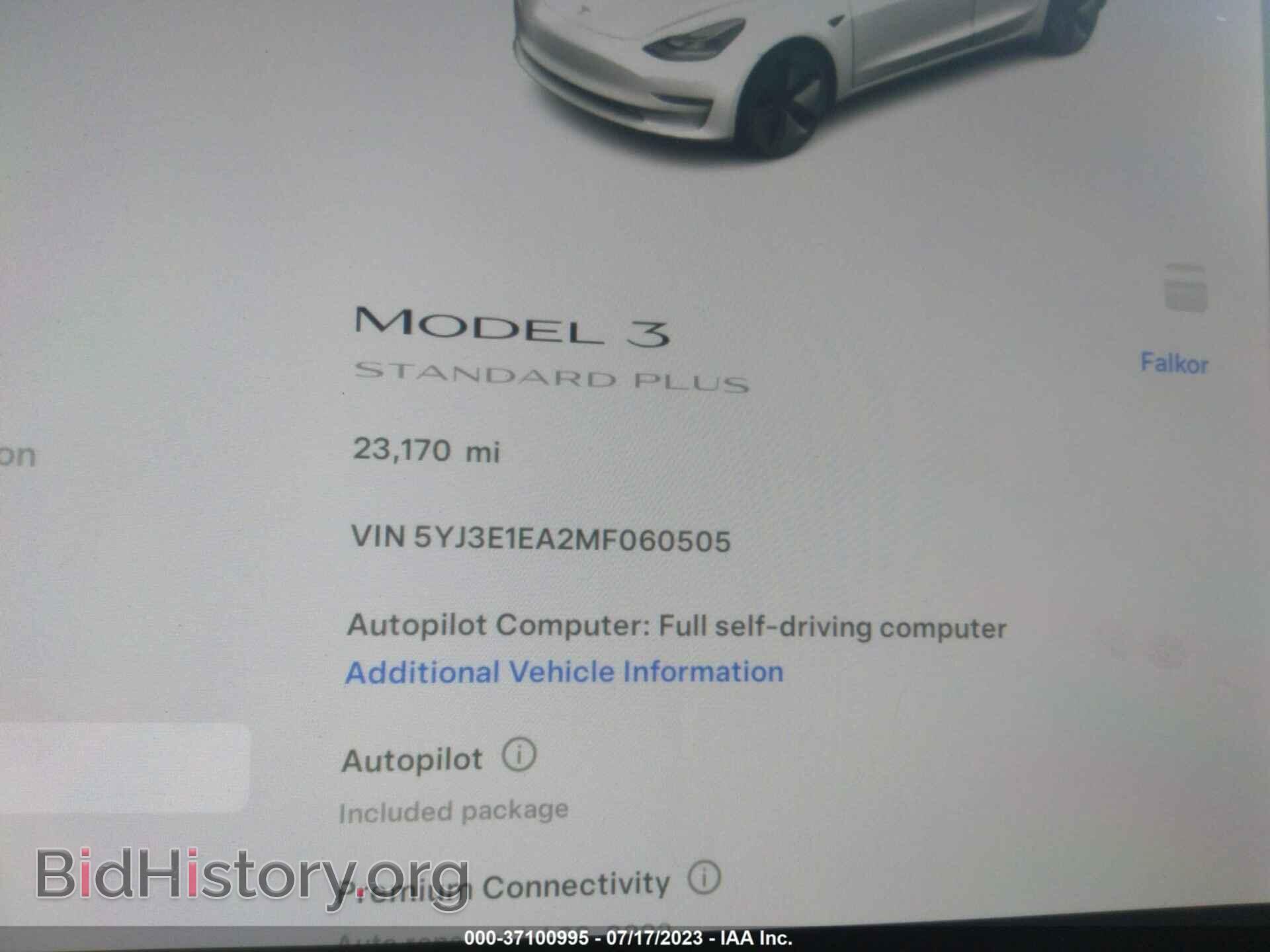 2021 TESLA MODEL 3 - VIN: 5YJ3E1EA2MF060505 - Фото 10
