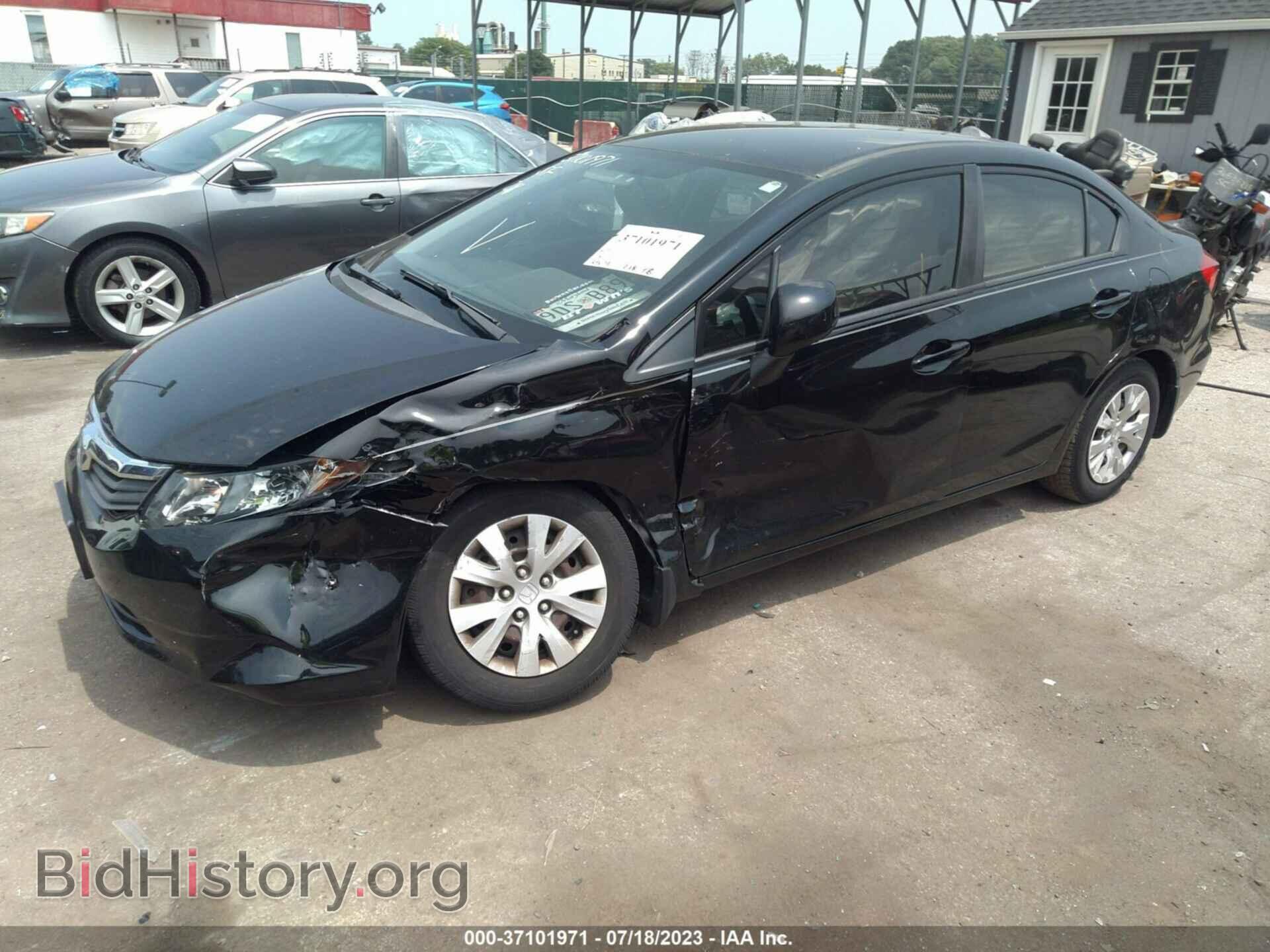 2012 HONDA CIVIC - VIN: 19XFB2F5XCE386621 - Фото 2