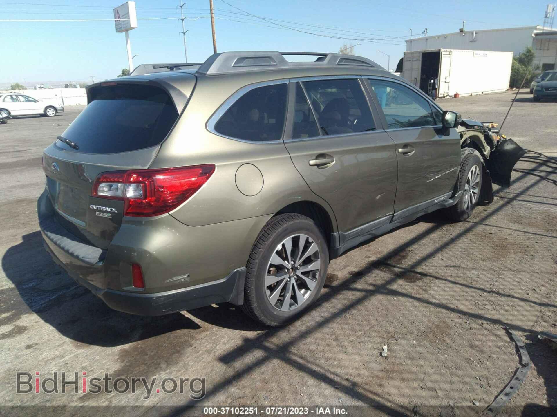 2015 SUBARU OUTBACK - VIN: 4S4BSALC8F3203638 - Фото 4