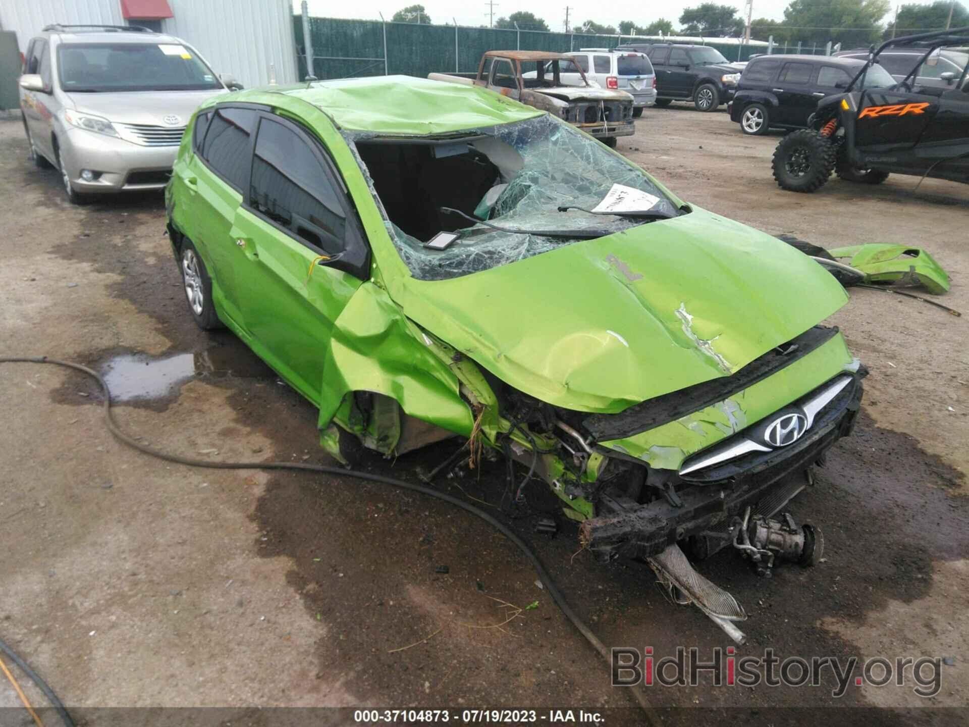 Photo KMHCT5AE7CU018127 - HYUNDAI ACCENT 2012