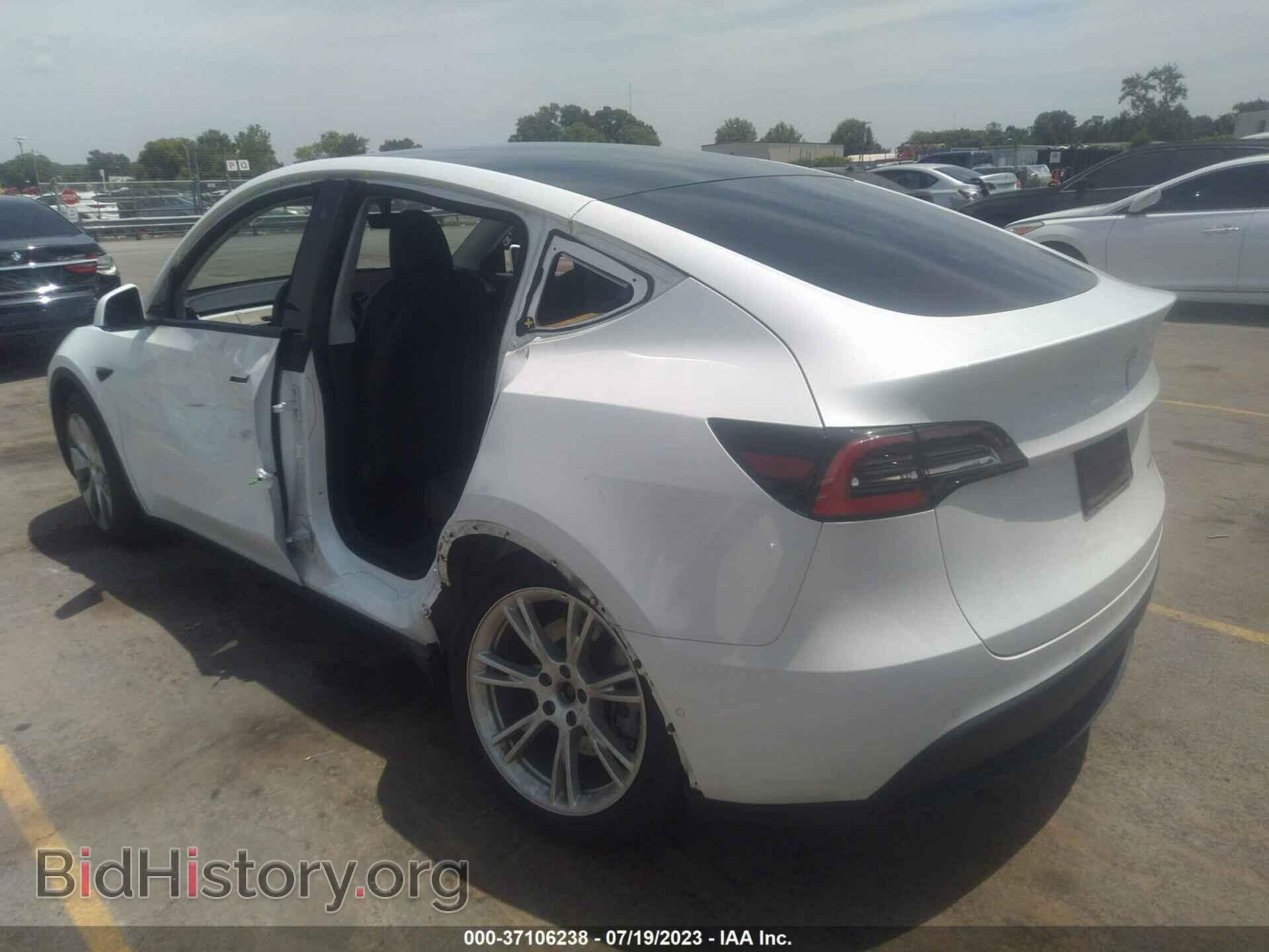 2021 TESLA MODEL Y - VIN: 5YJYGDEEXMF082207 - Фото 3