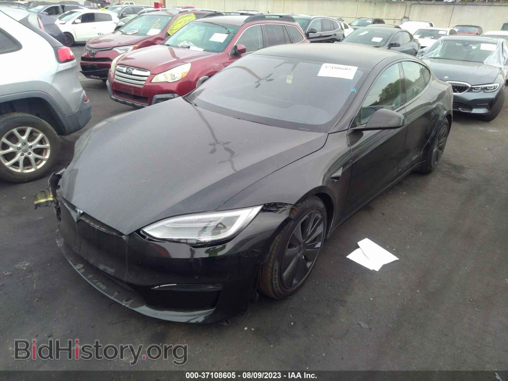 2022 TESLA MODEL S - VIN: 5YJSA1E50NF460672 - Фото 2