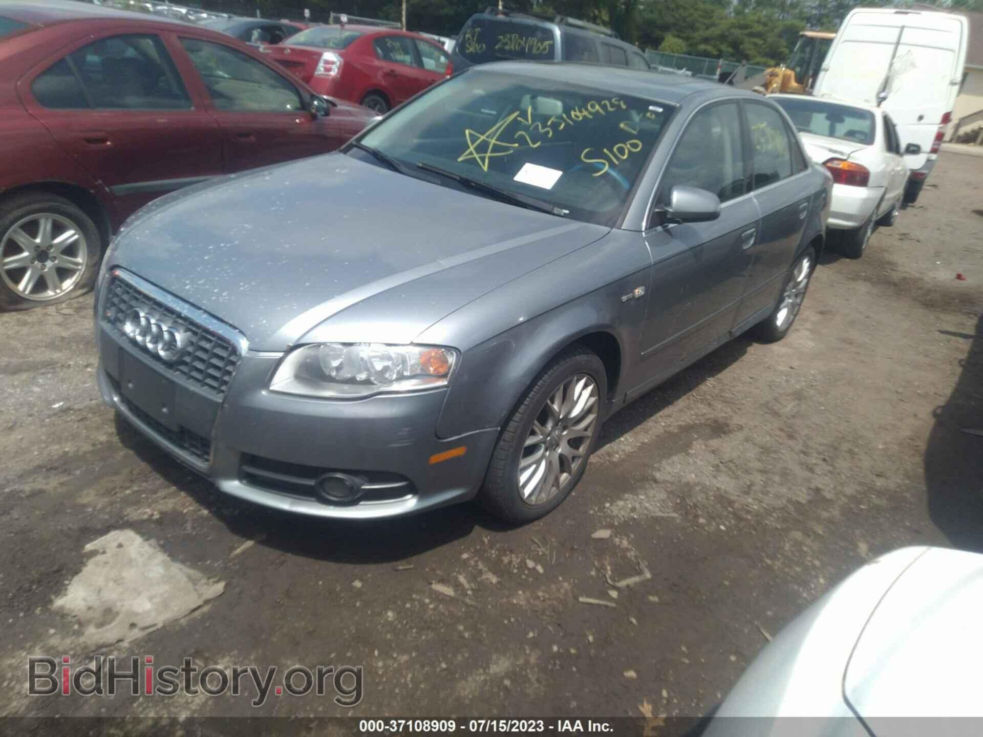2008 AUDI A4 - VIN: WAUDF78E28A167438 - Фото 2