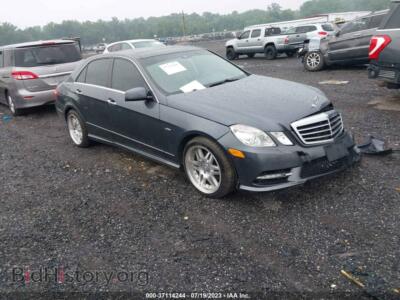 2012 Mercedes-Benz E-CLASS E 350, синий — VIN WDDHF8JB8CA526980, IAAI