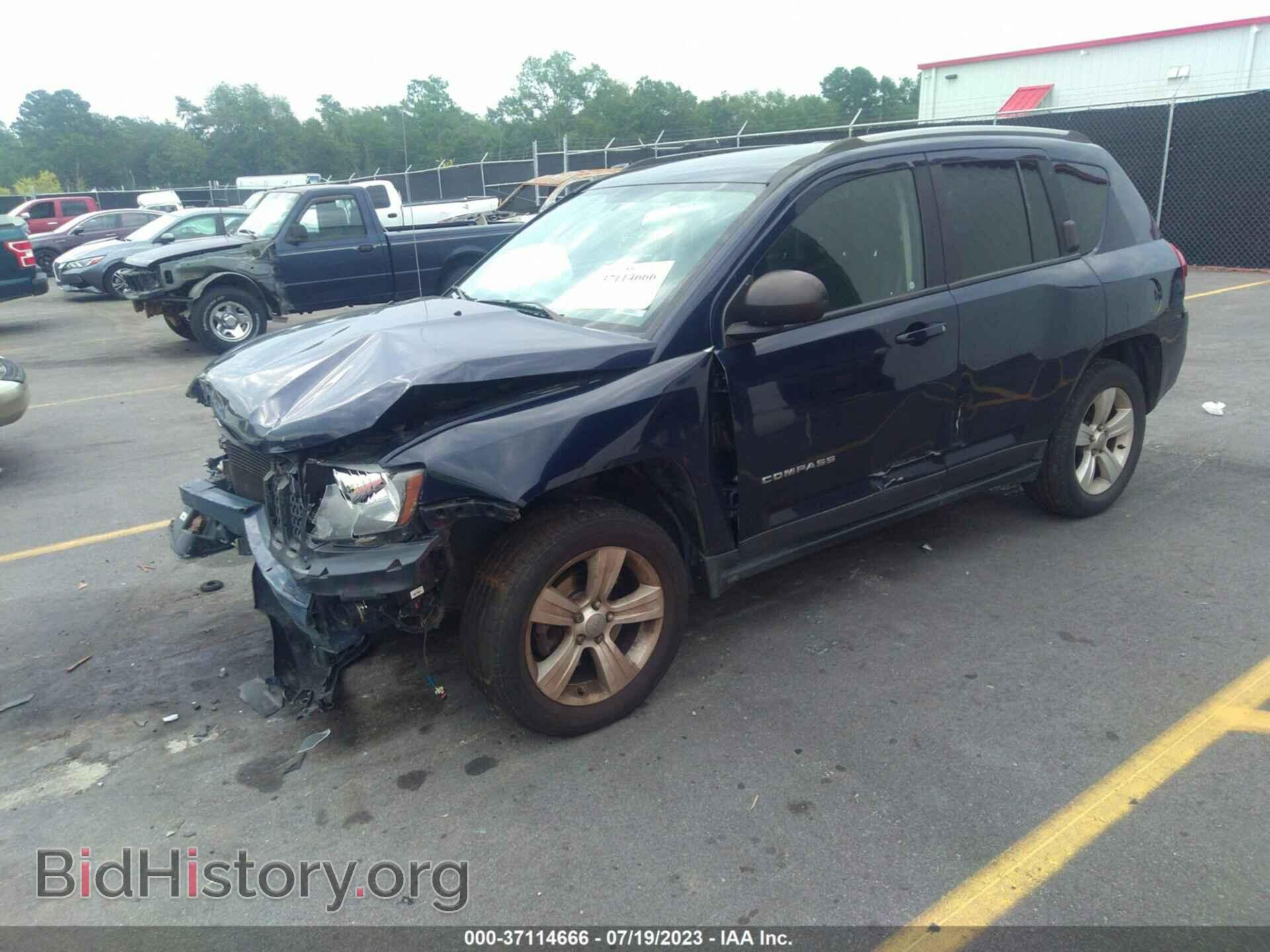 2016 JEEP COMPASS - VIN: 1C4NJDBB2GD713560 - Фото 2