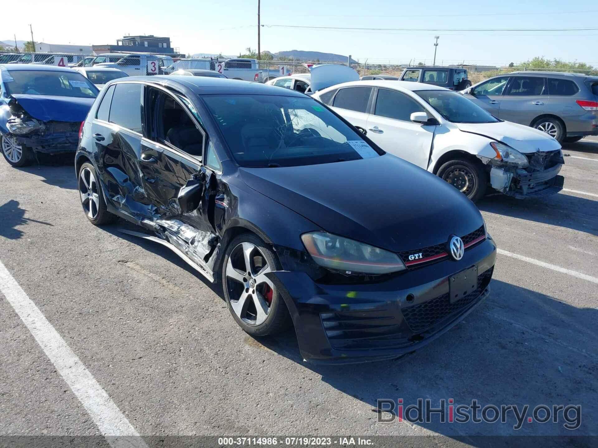 Photo 3VW4T7AU0FM009058 - VOLKSWAGEN GOLF GTI 2015