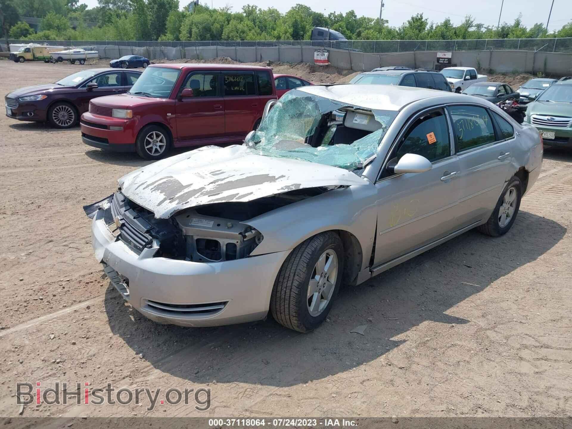 2008 CHEVROLET IMPALA - VIN: 2G1WT58N189121256 - Фото 2