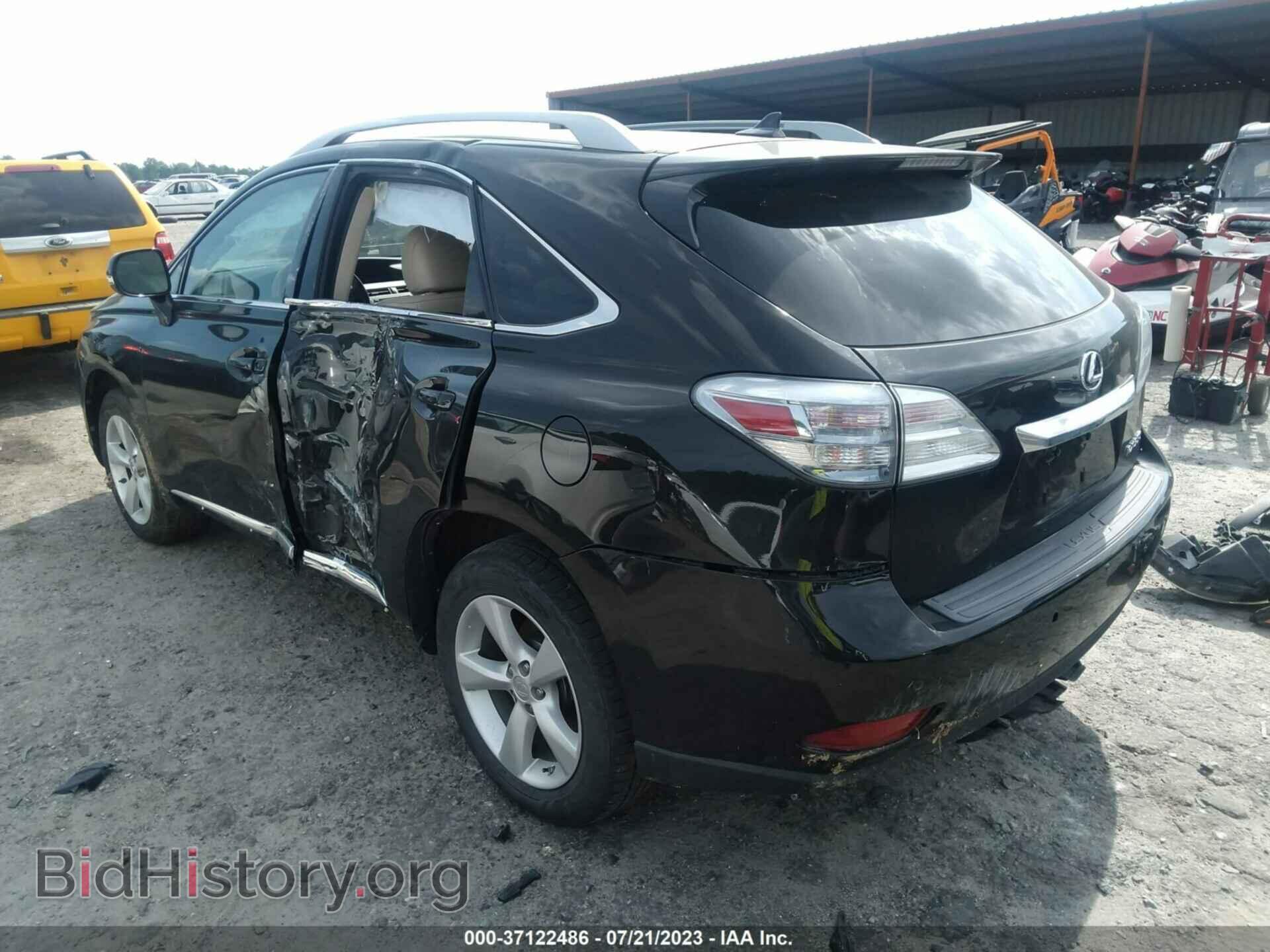 2012 LEXUS RX 350 - VIN: 2T2BK1BA5CC121031 - Фото 3