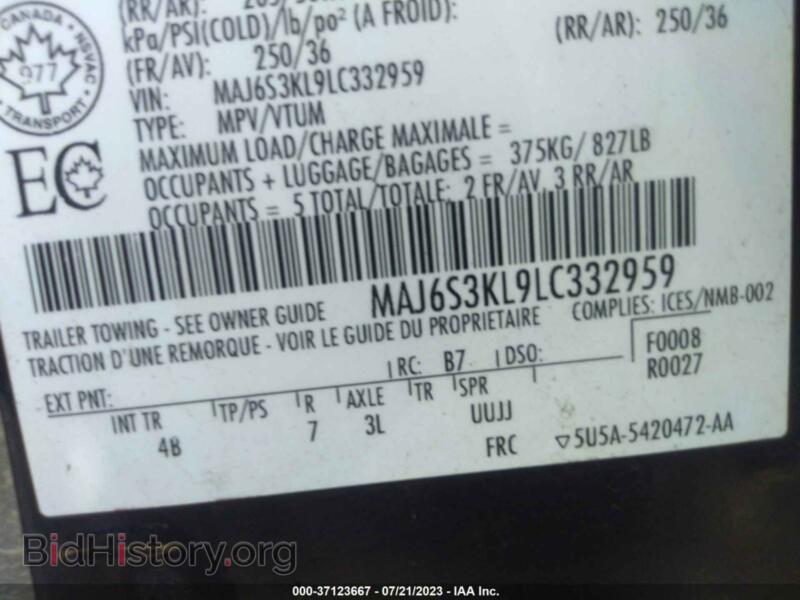 2020 Ford ECOSPORT (VIN MAJ6S3KL9LC332959) — photo 9 of 16