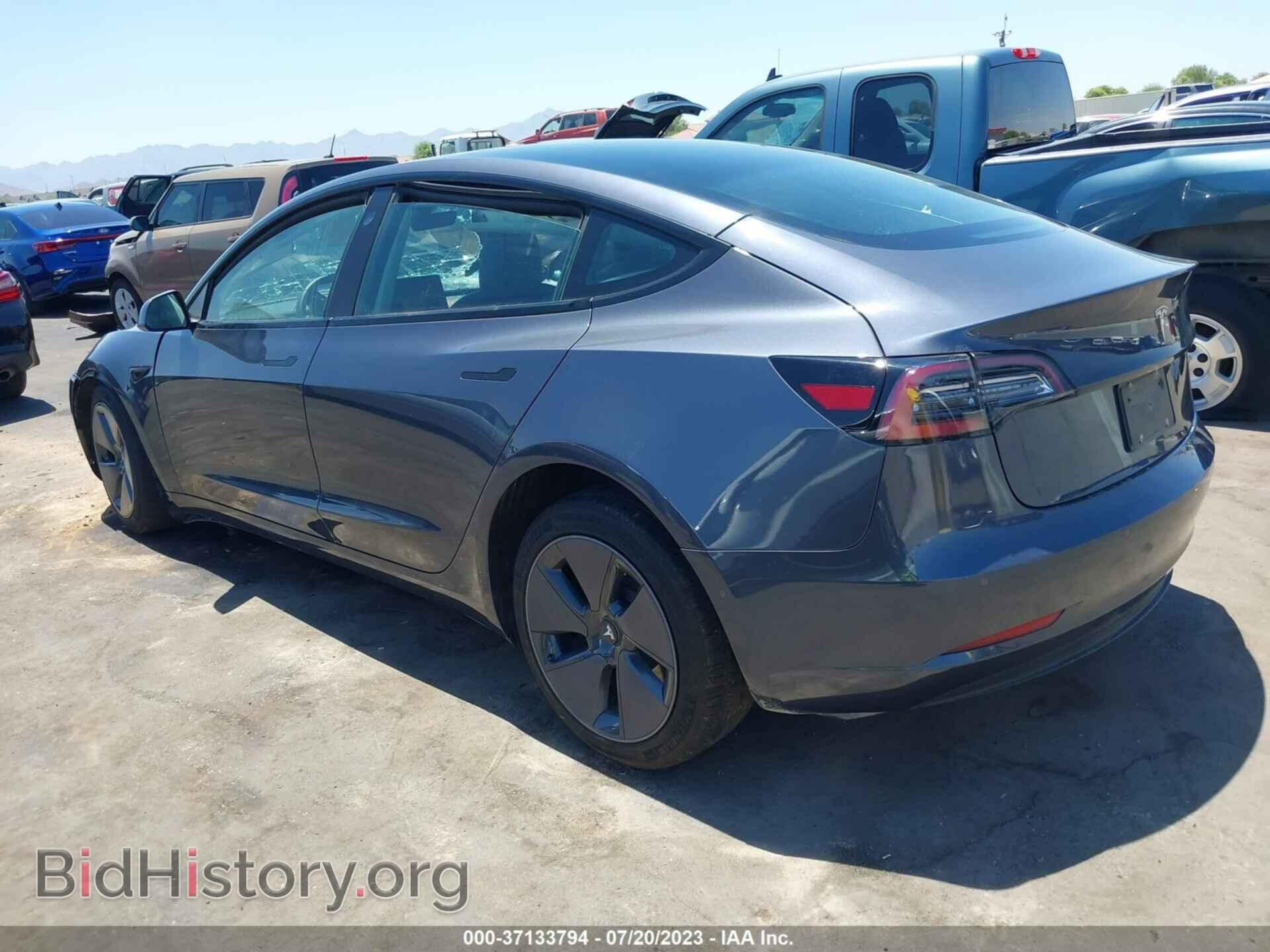 2022 TESLA MODEL 3 - VIN: 5YJ3E1EA2NF345433 - Фото 3