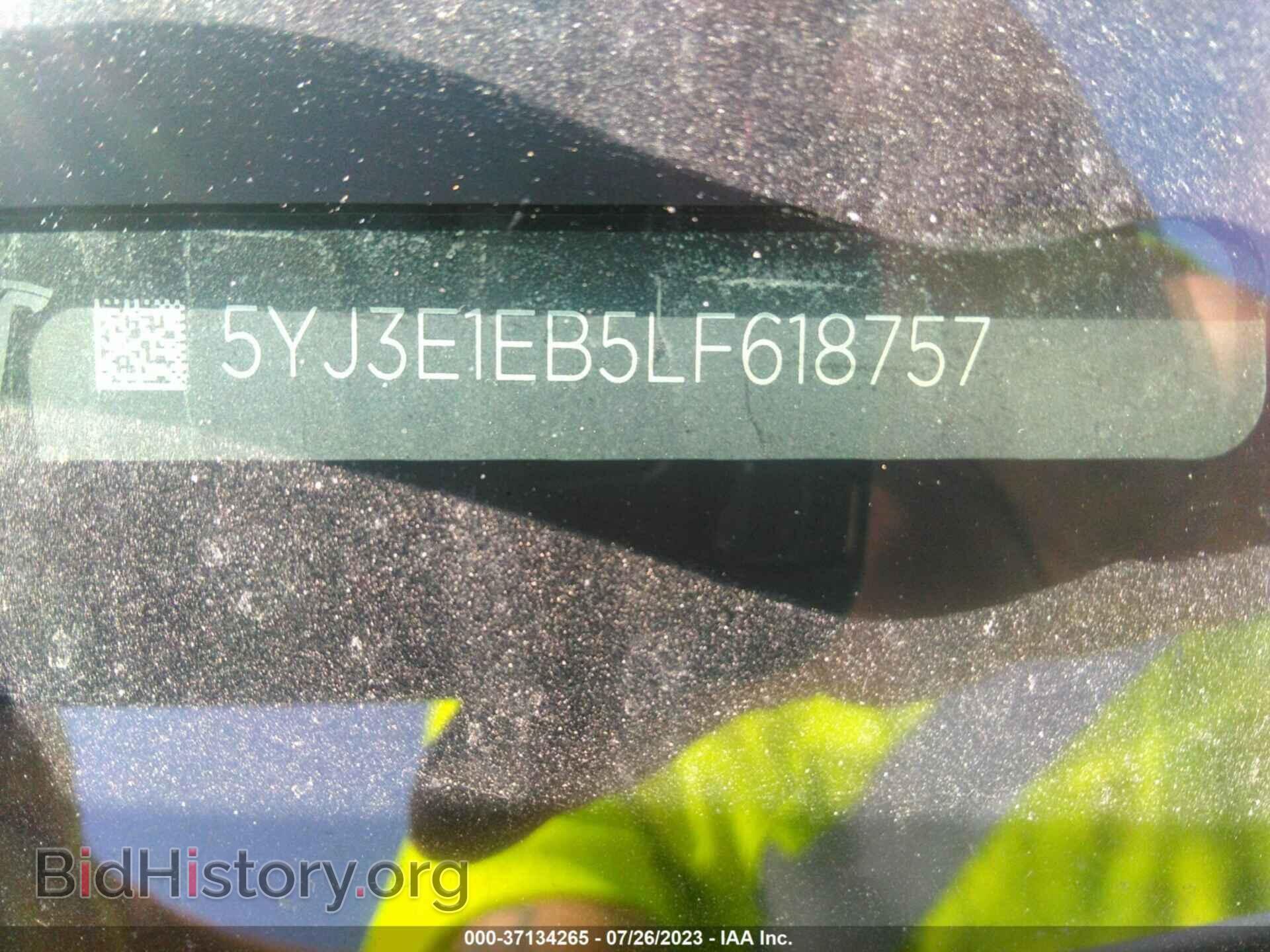 2020 TESLA MODEL 3 - VIN: 5YJ3E1EB5LF618757 - Фото 9