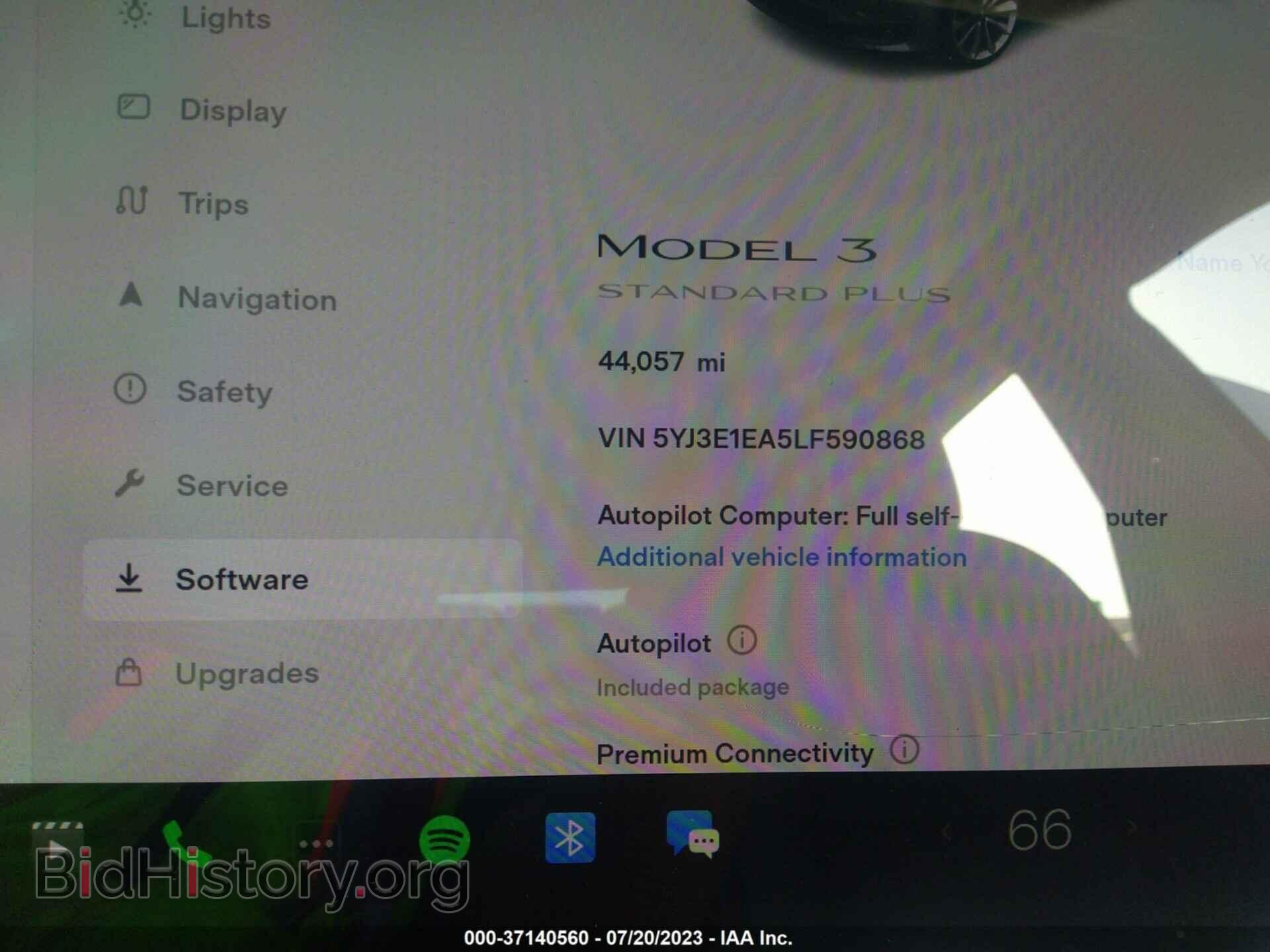 2020 TESLA MODEL 3 - VIN: 5YJ3E1EA5LF590868 - Фото 7