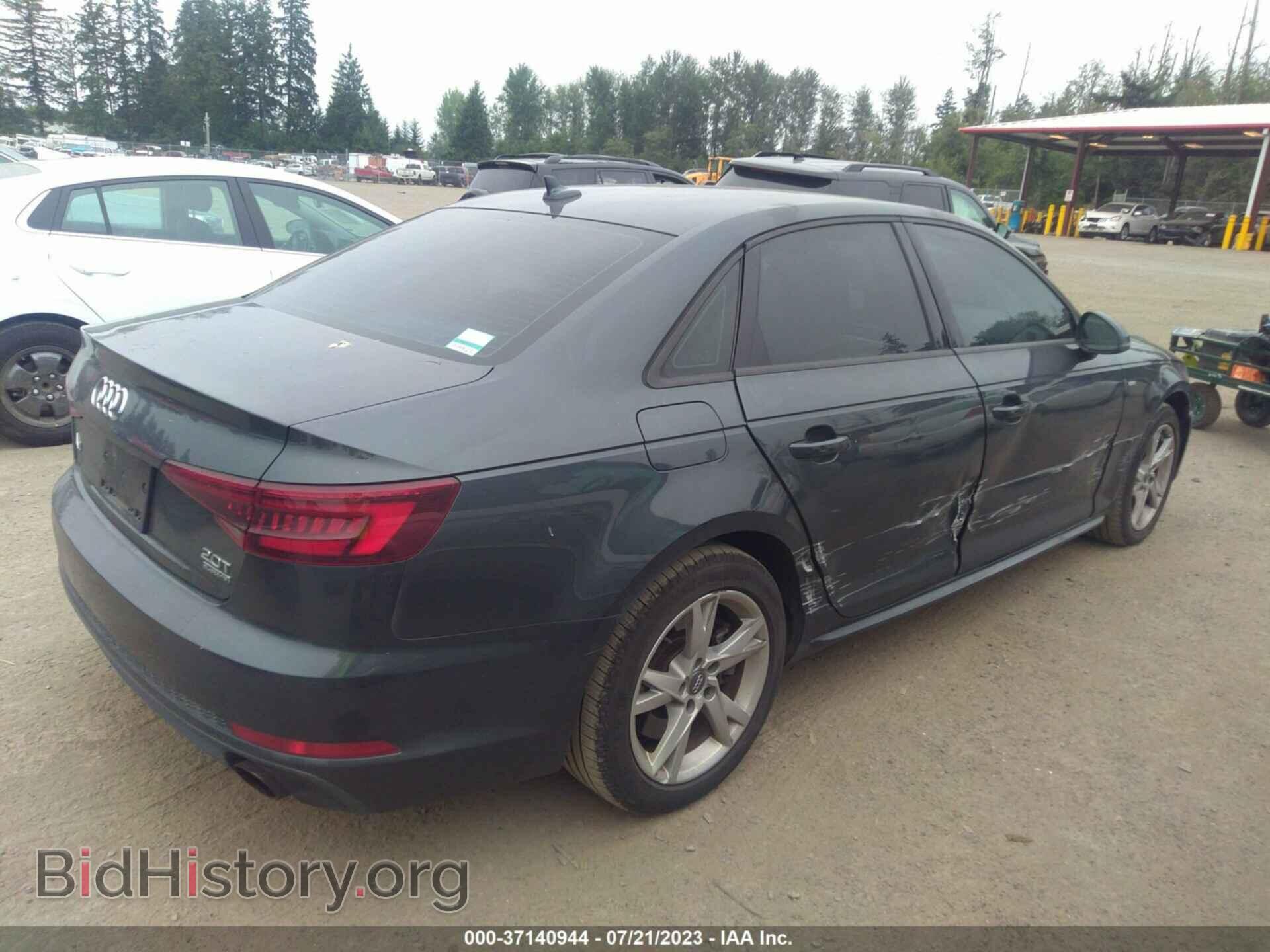 2018 AUDI A4 - VIN: WAUDNAF44JA055174 - Фото 4