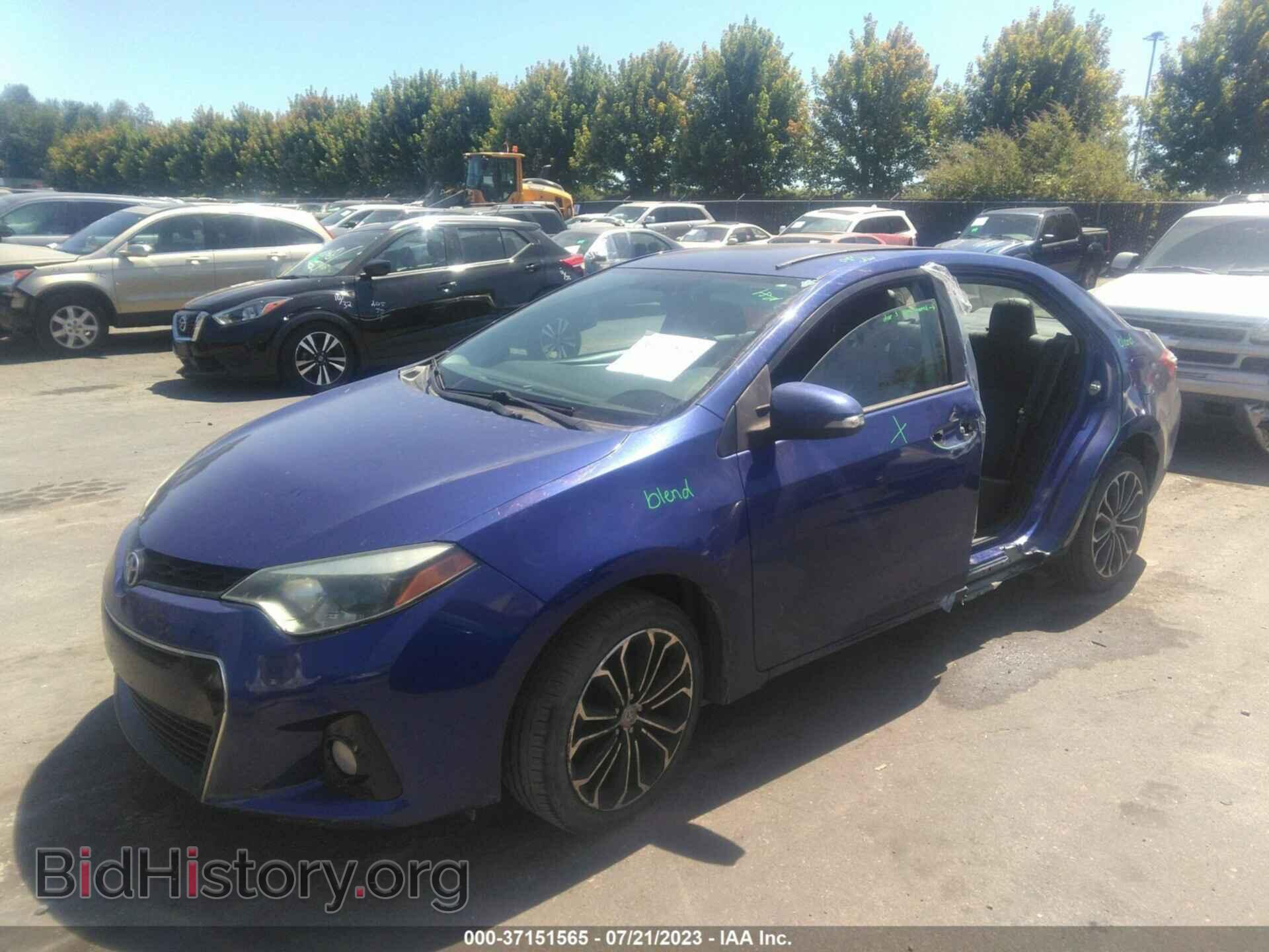 2015 TOYOTA COROLLA - VIN: 5YFBURHE2FP182929 - Фото 2