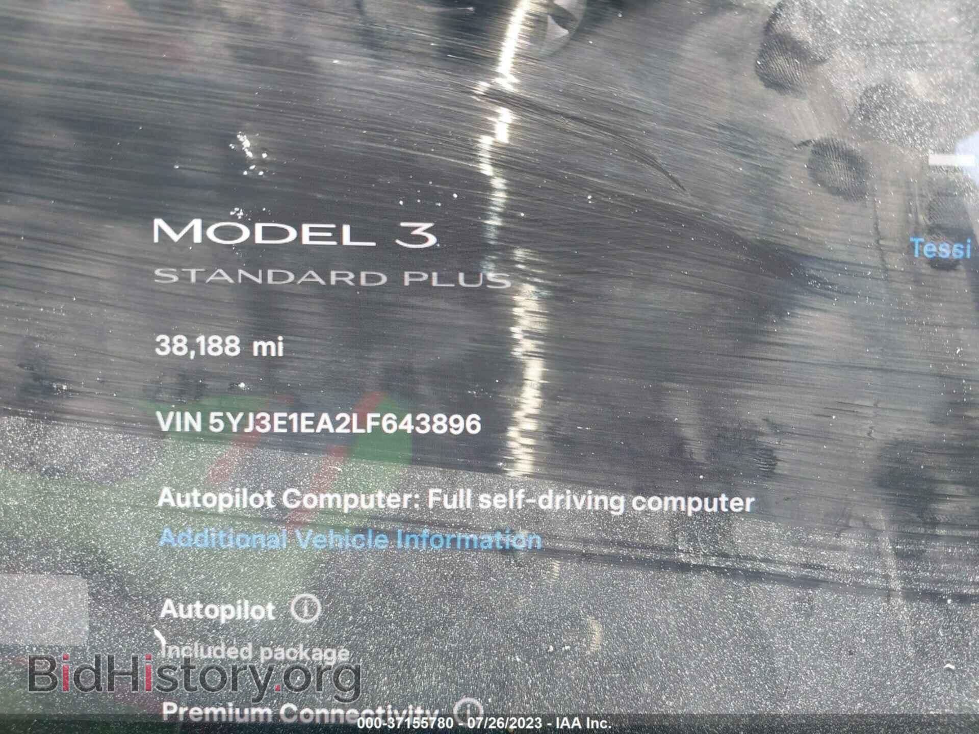 2020 TESLA MODEL 3 - VIN: 5YJ3E1EA2LF643896 - Фото 7