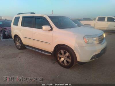 2014 Honda PILOT Touring, белый — VIN 5FNYF4H97EB010769, IAAI