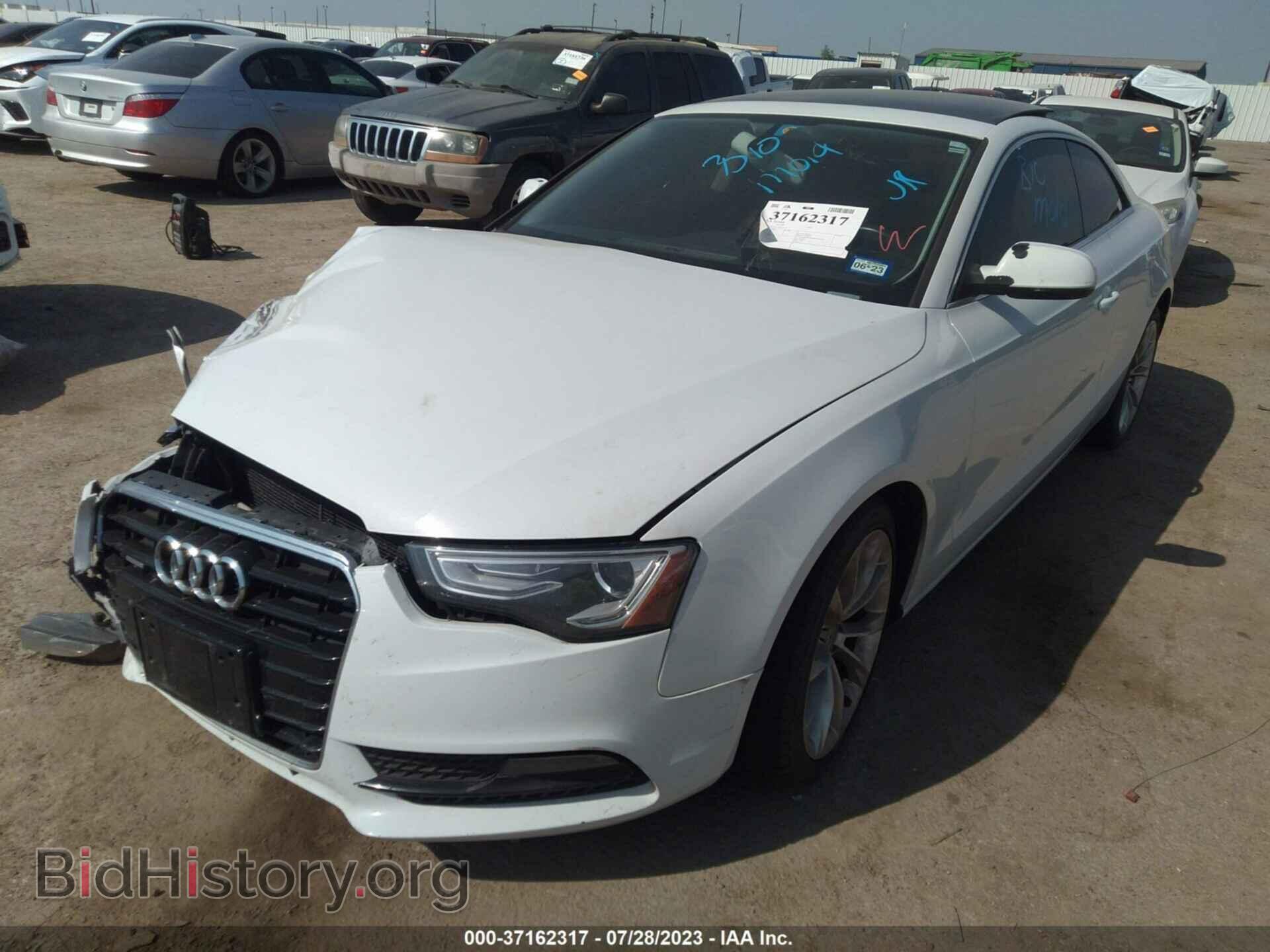 2013 AUDI A5 - VIN: WAUGFAFR7DA011325 - Photo 2