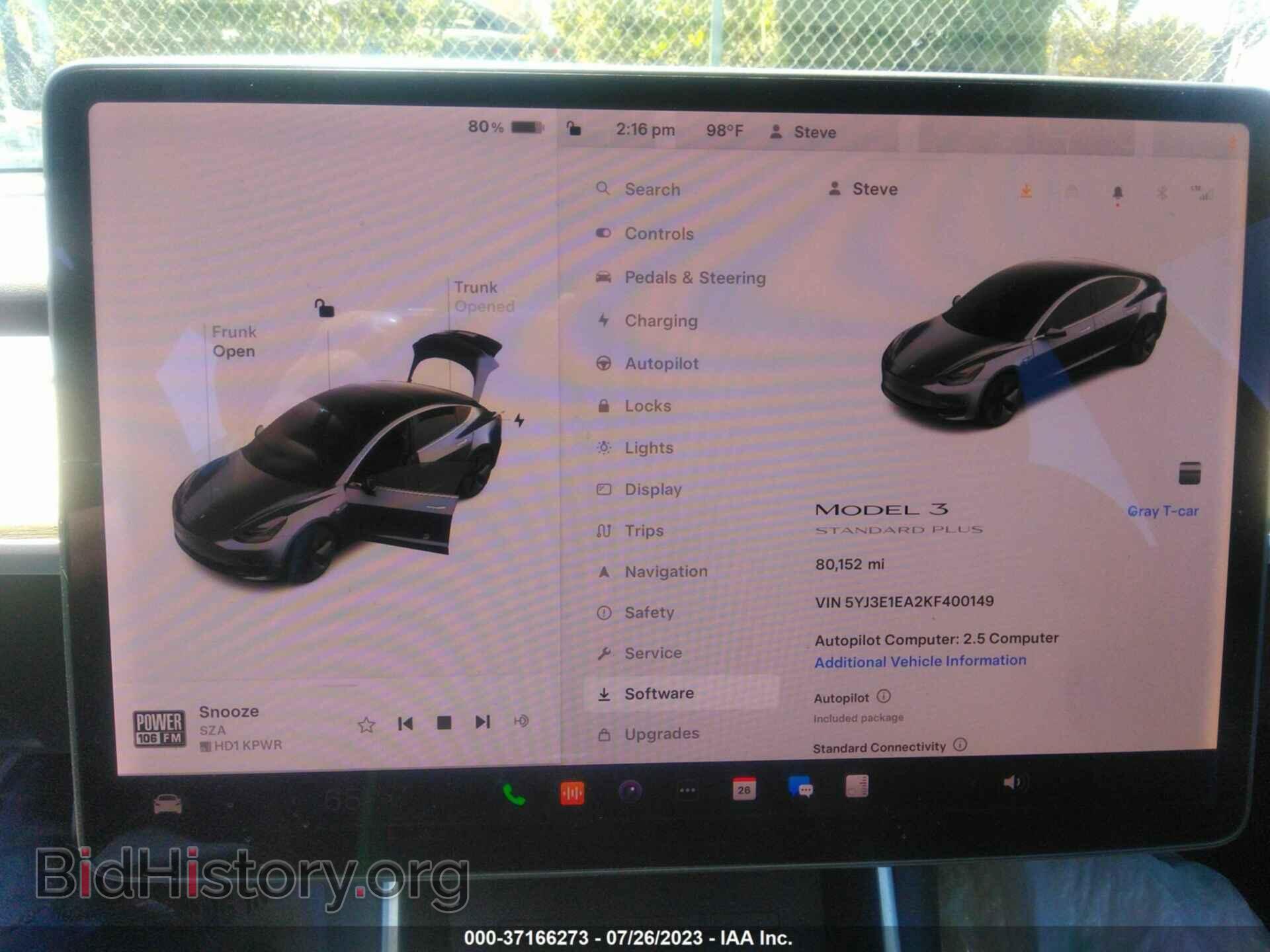 2019 TESLA MODEL 3 - VIN: 5YJ3E1EA2KF400149 - Photo 16