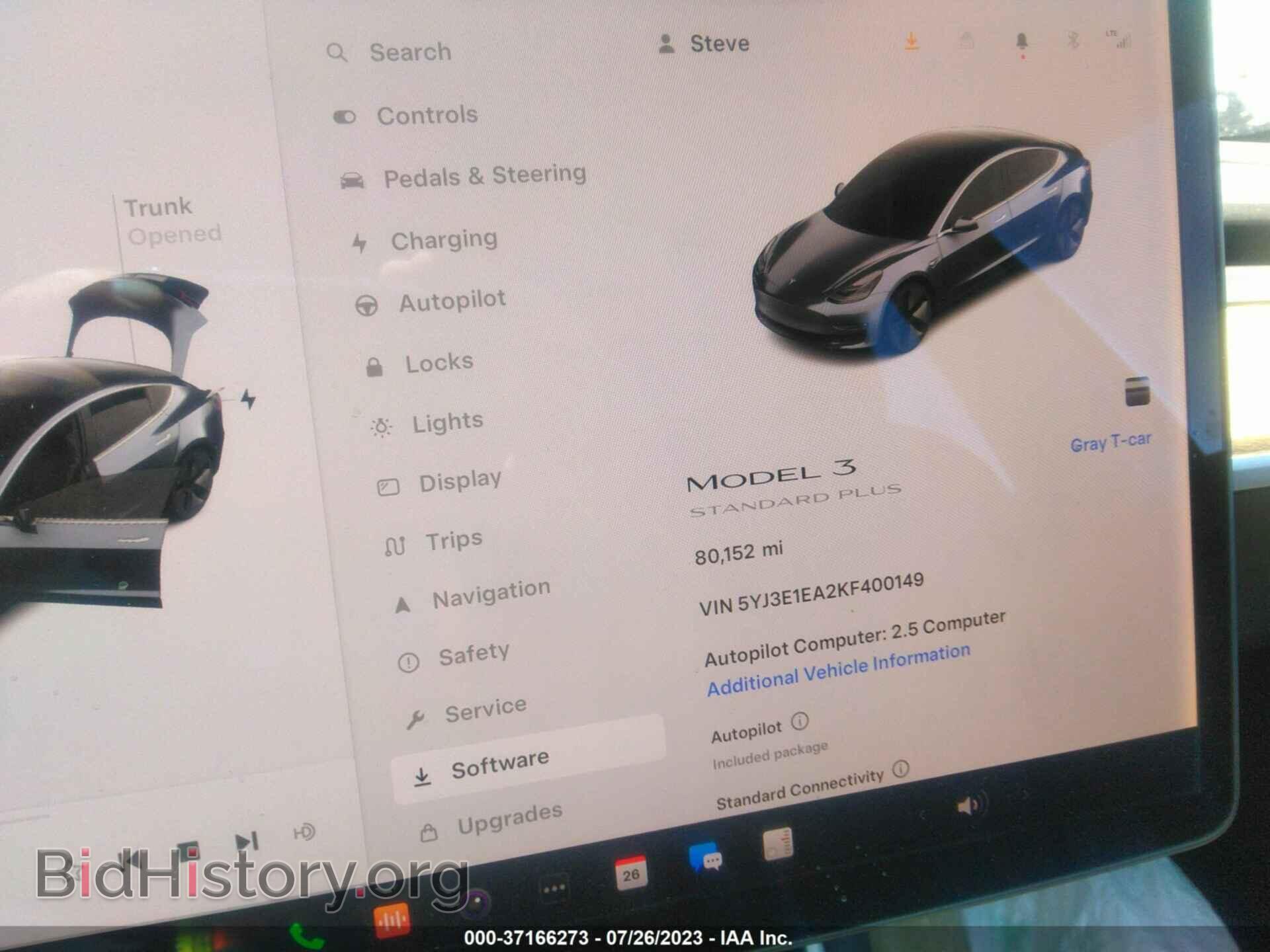 2019 TESLA MODEL 3 - VIN: 5YJ3E1EA2KF400149 - Photo 7