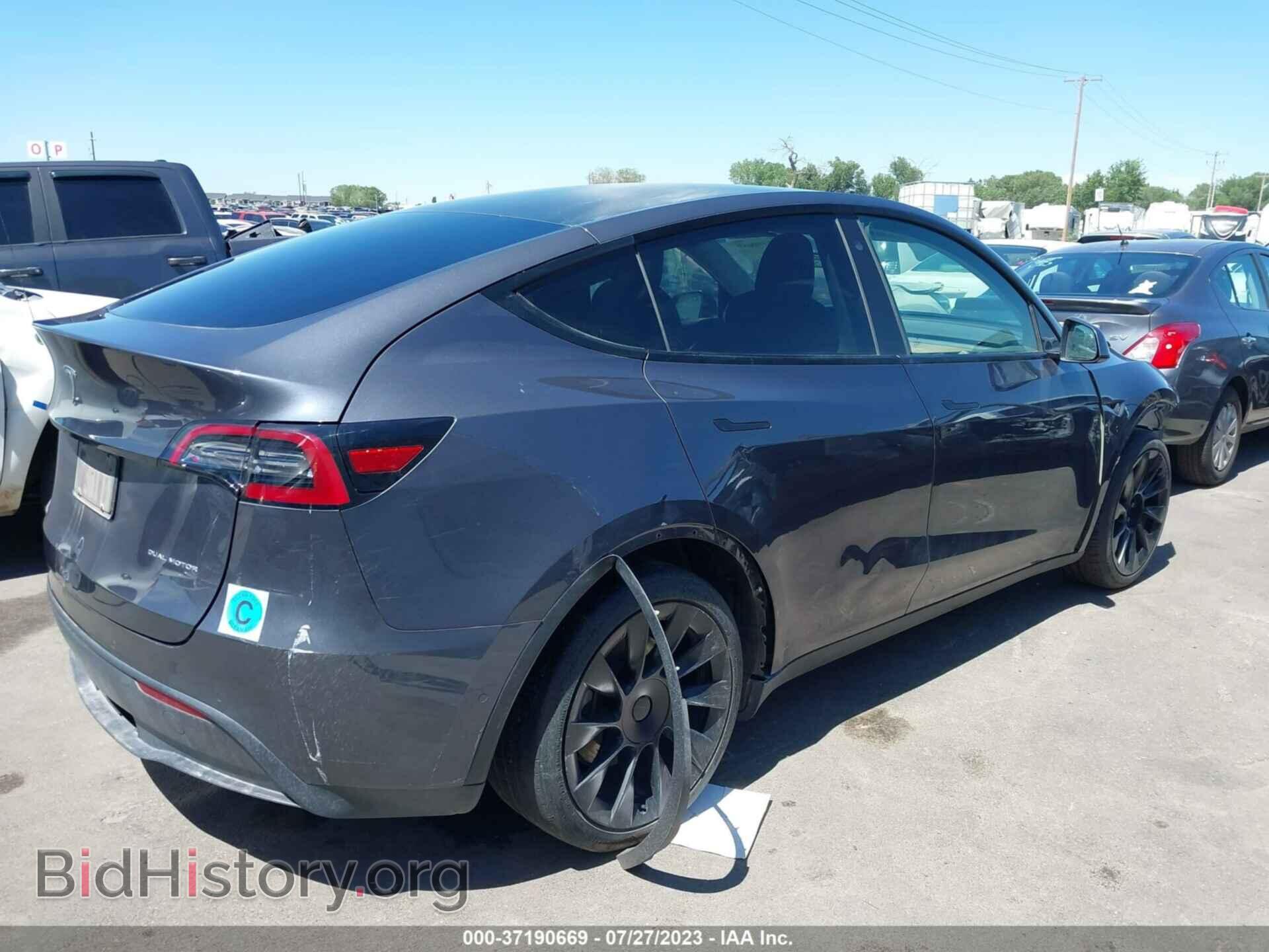 2021 TESLA MODEL Y - VIN: 5YJYGAEE2MF192537 - Фото 4