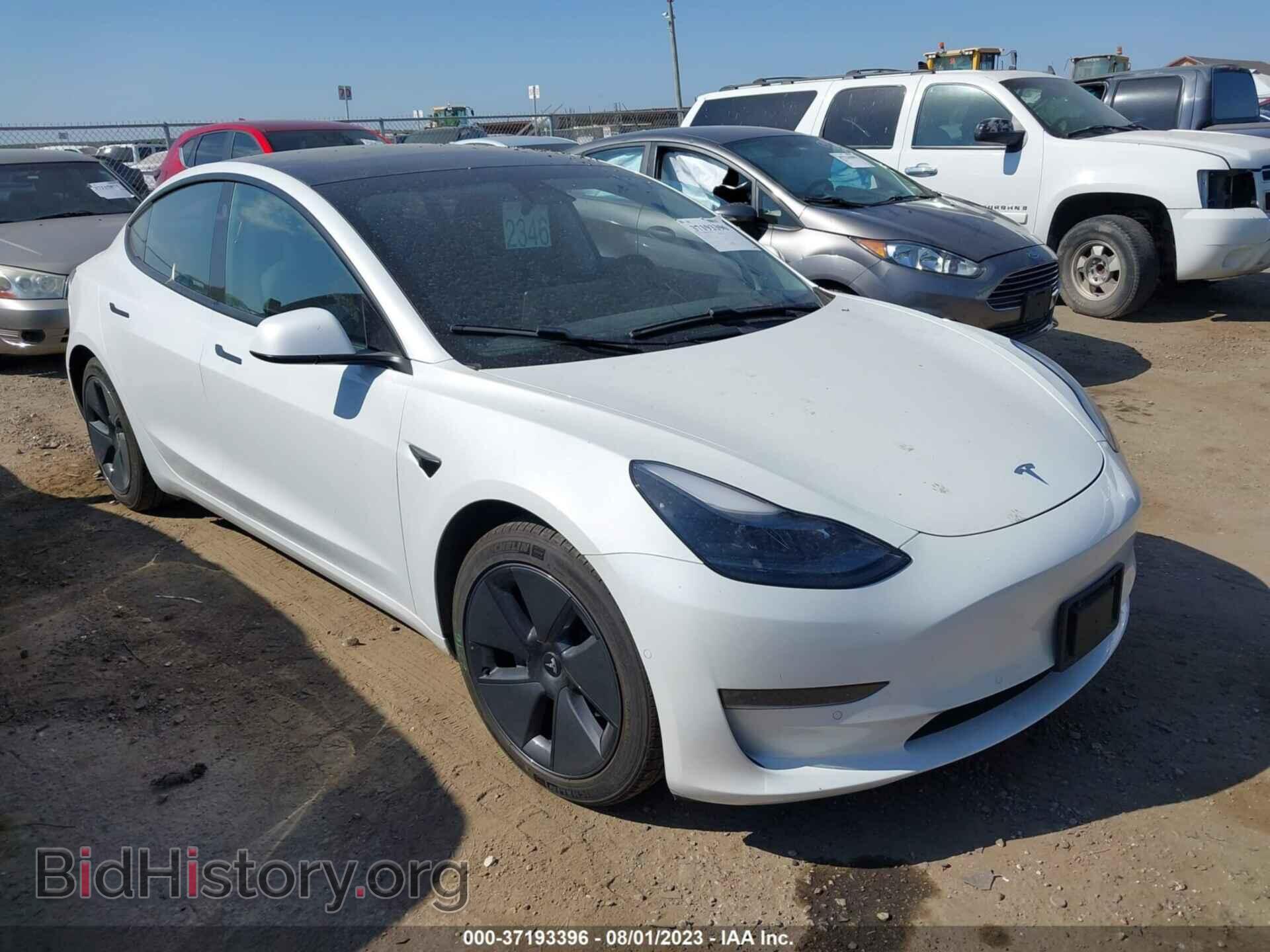 Photo 5YJ3E1EA2MF874153 - TESLA MODEL 3 2021