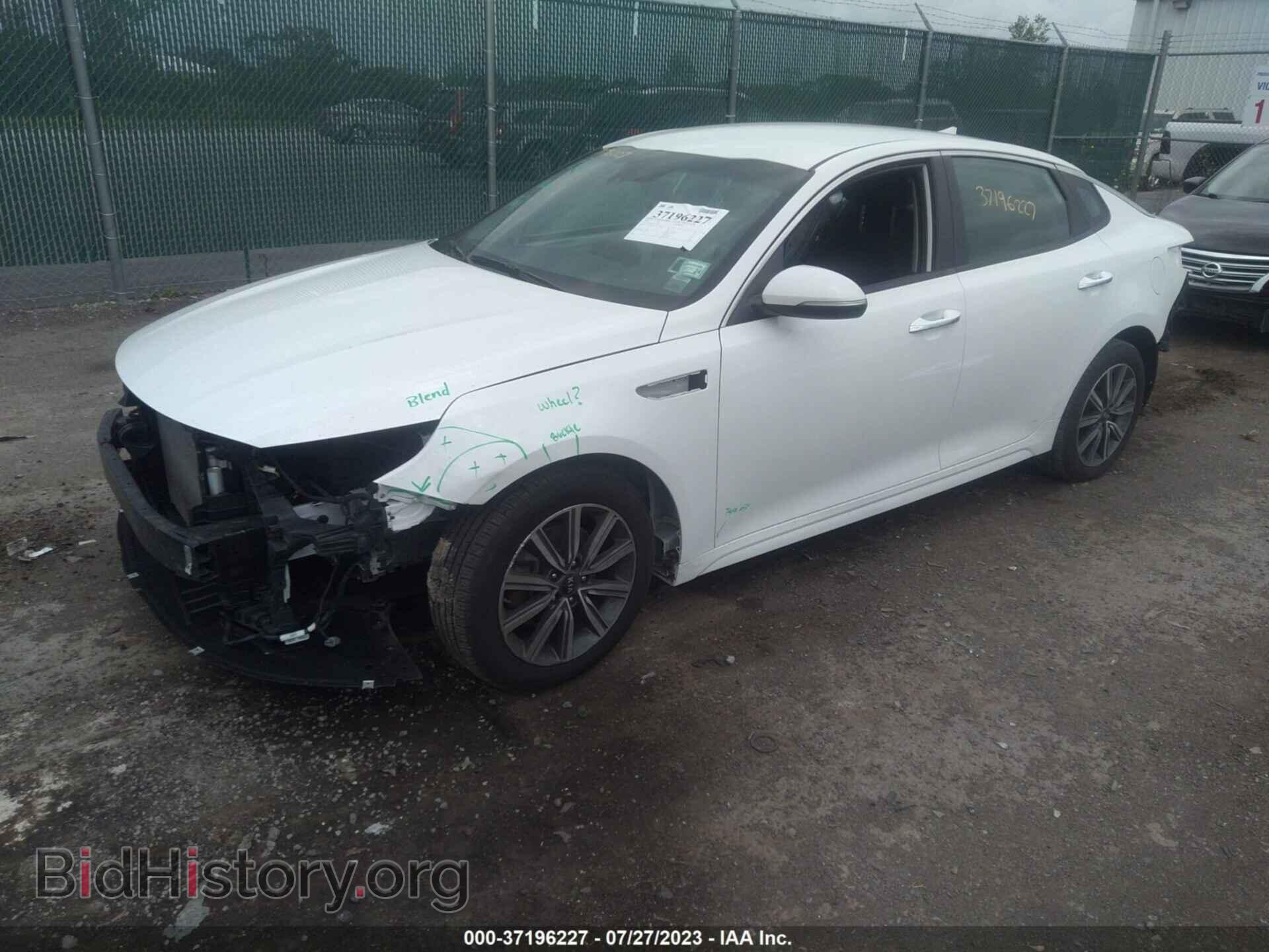 2019 KIA OPTIMA - VIN: 5XXGT4L32KG360715 - Фото 2