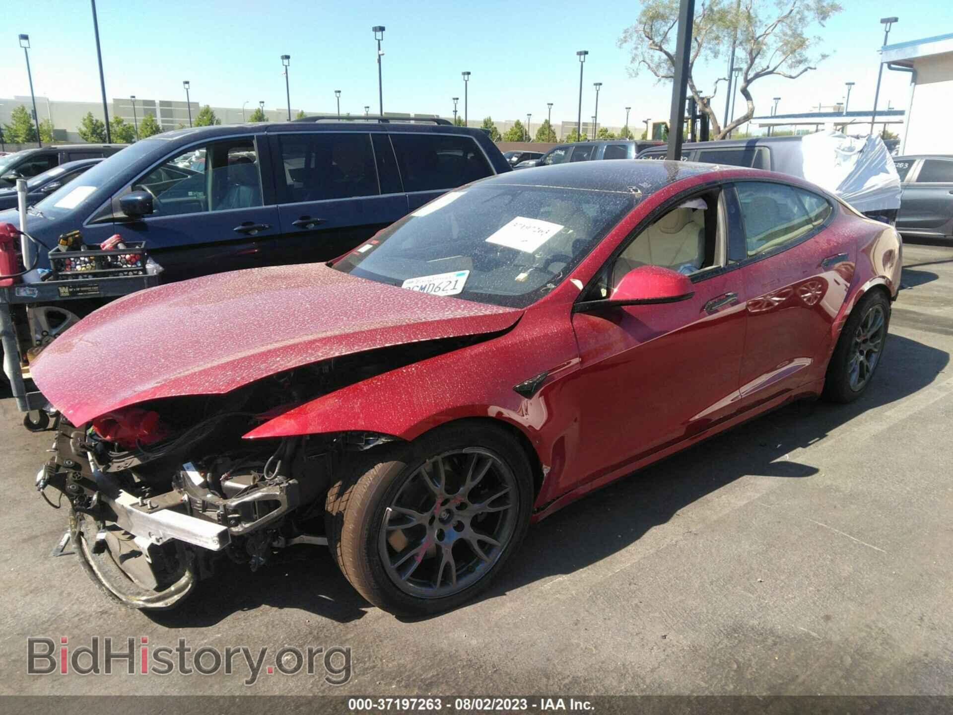 2023 TESLA MODEL S - VIN: 5YJSA1E54PF513862 - Фото 2