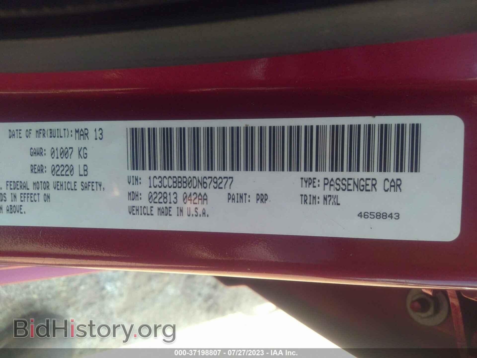 2013 CHRYSLER 200 - VIN: 1C3CCBBB0DN679277 - Photo 9