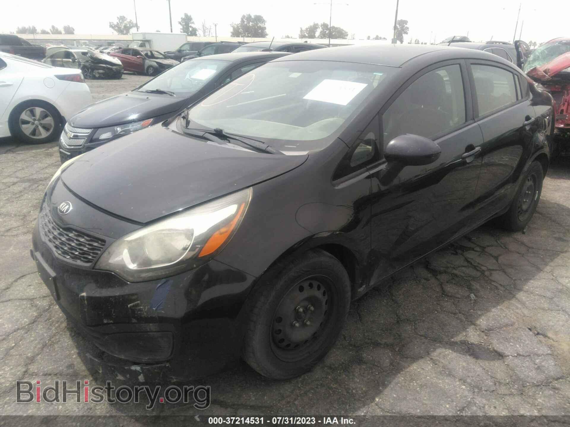 2014 KIA RIO - VIN: KNADM4A32E6371684 - Фото 2
