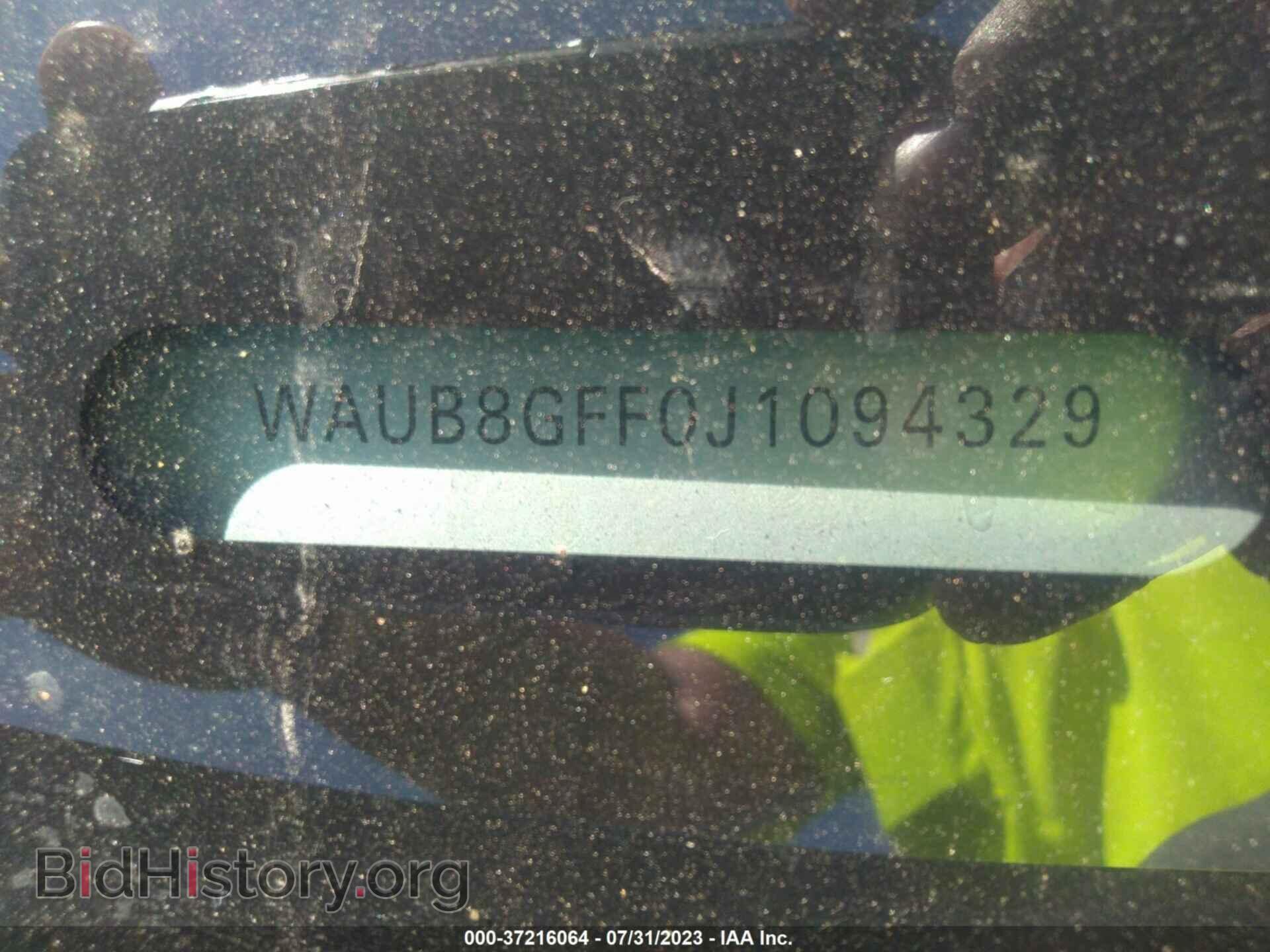 2018 AUDI A3 - VIN: WAUB8GFF0J1094329 - Фото 9