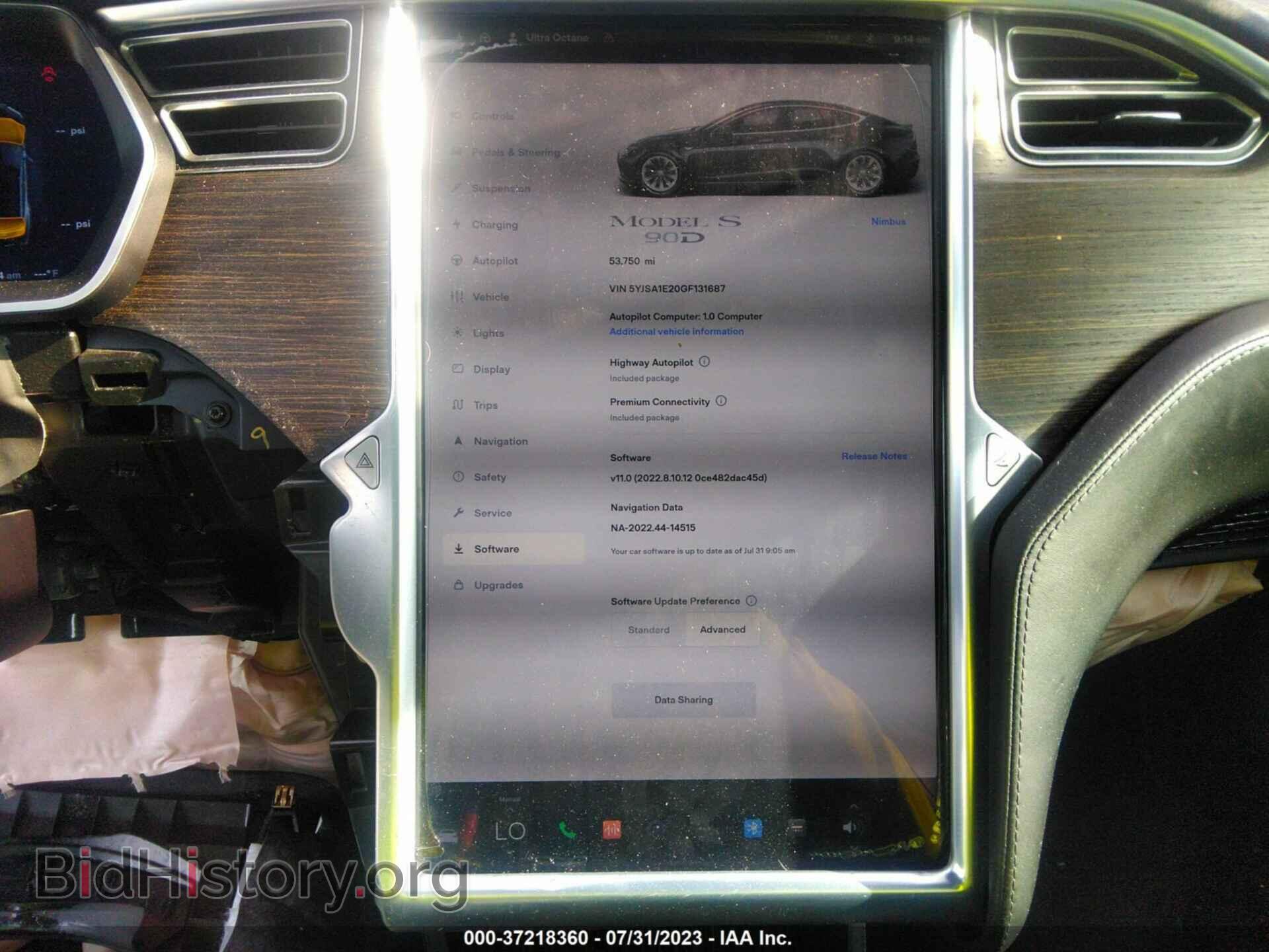 2016 TESLA MODEL S - VIN: 5YJSA1E20GF131687 - Photo 18