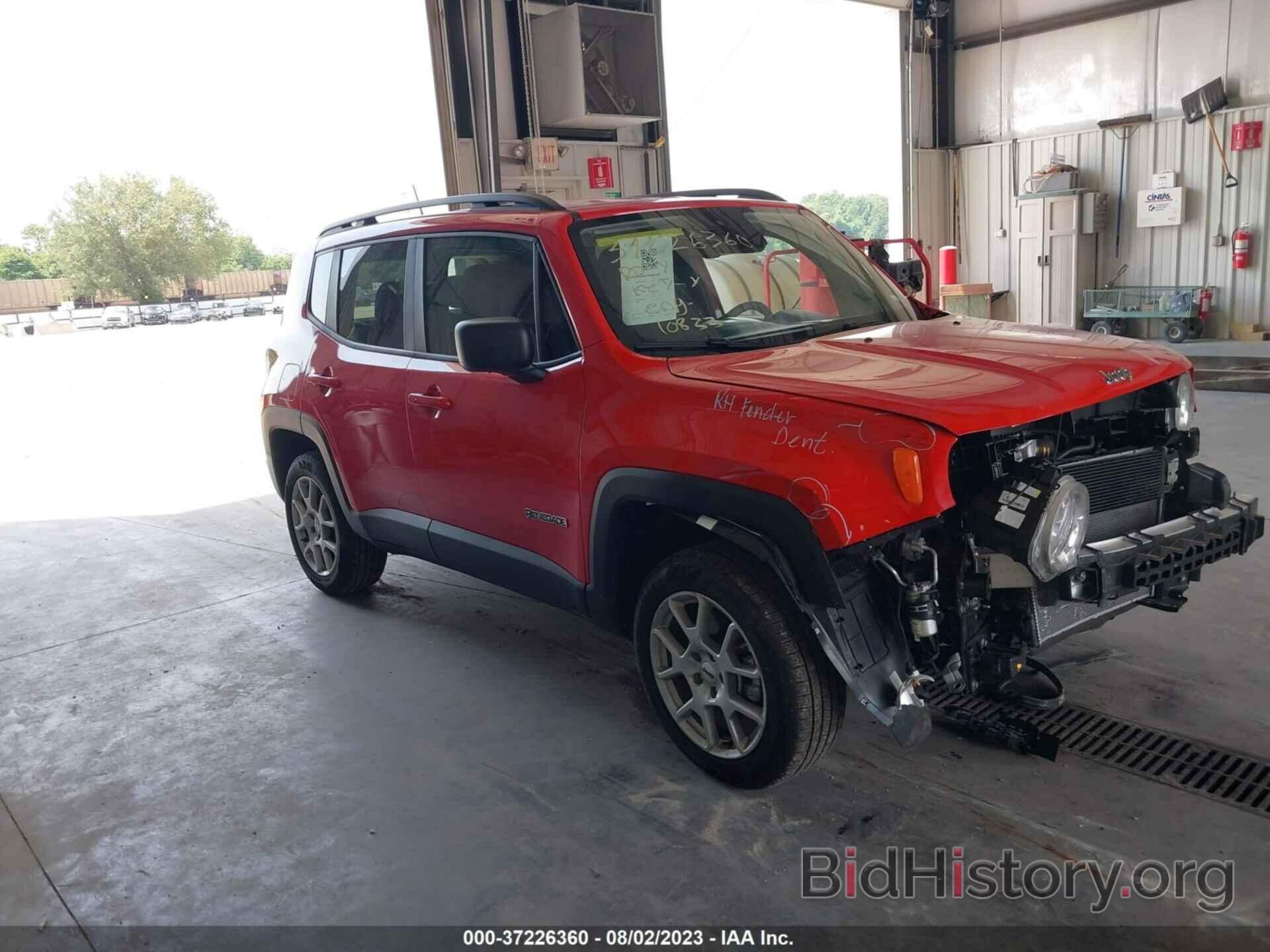 Фотография ZACNJDB17NPN83505 - JEEP RENEGADE 2022