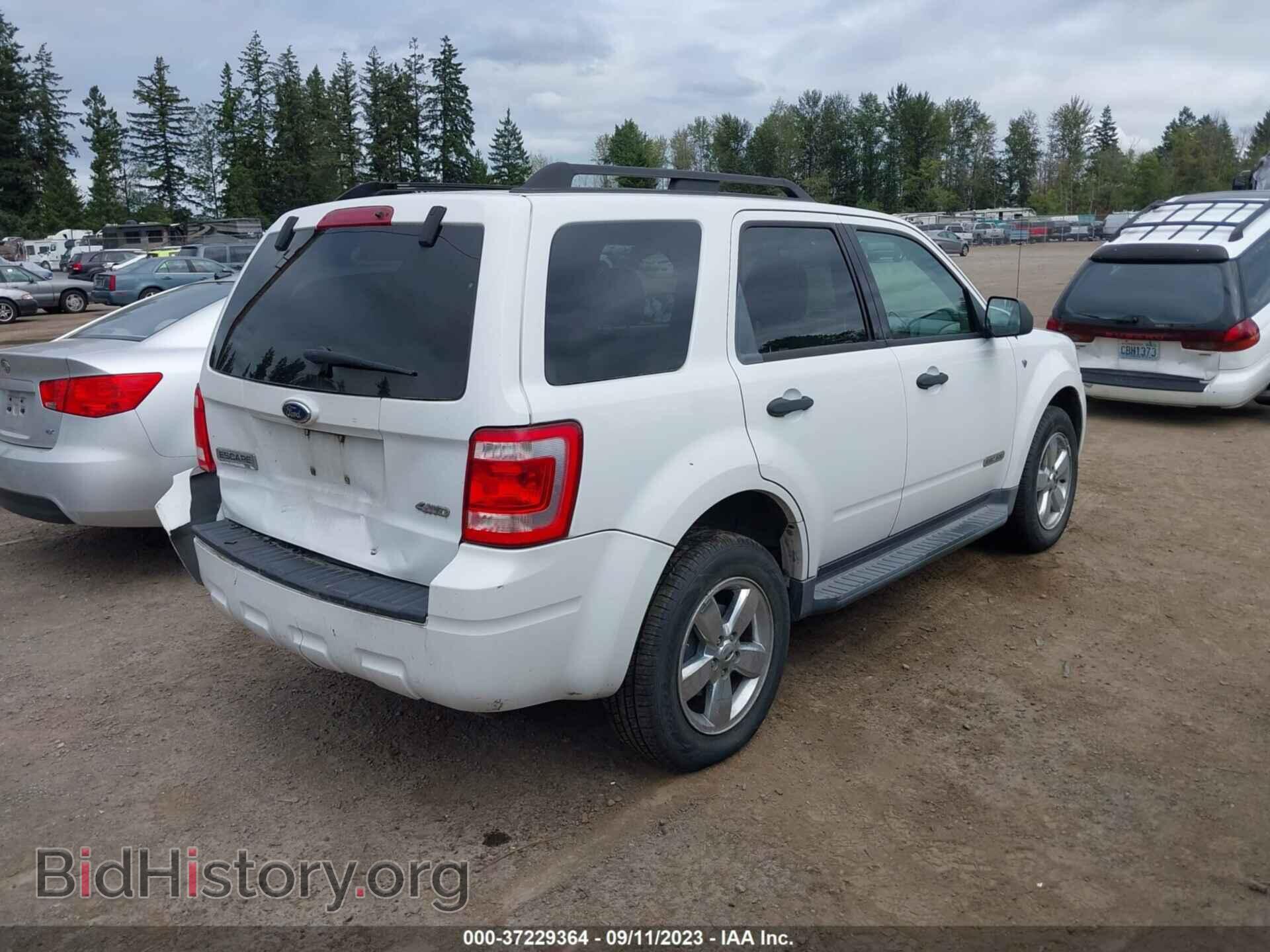 2008 FORD ESCAPE - VIN: 1FMCU93128KD91738 - Фото 4