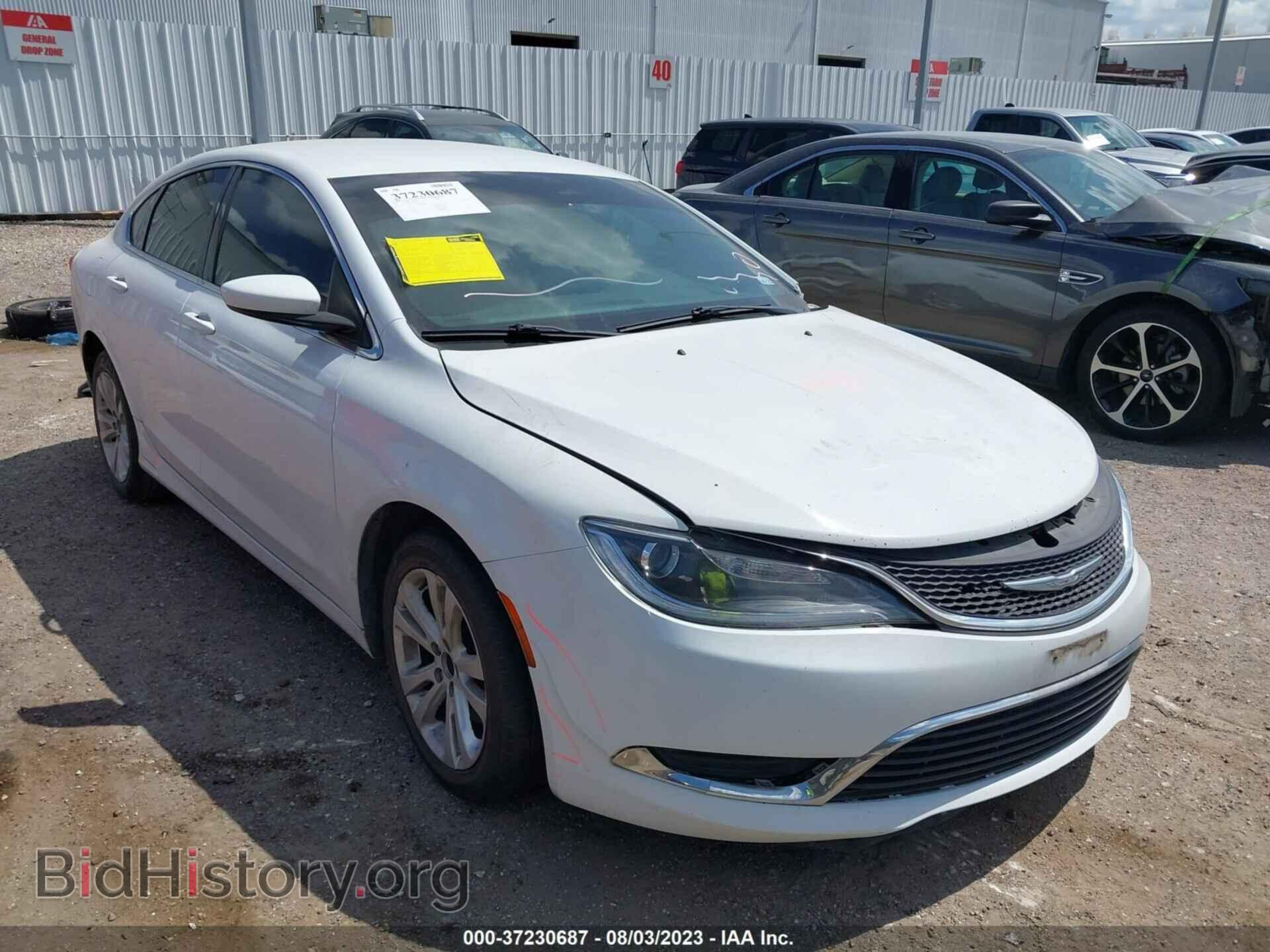 Фотография 1C3CCCAB6GN123714 - CHRYSLER 200 2016