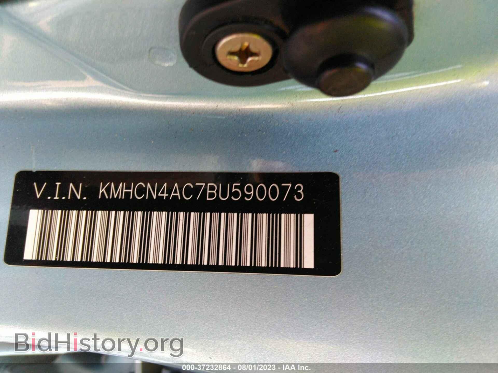 2011 HYUNDAI ACCENT - VIN: KMHCN4AC7BU590073 - Фото 9