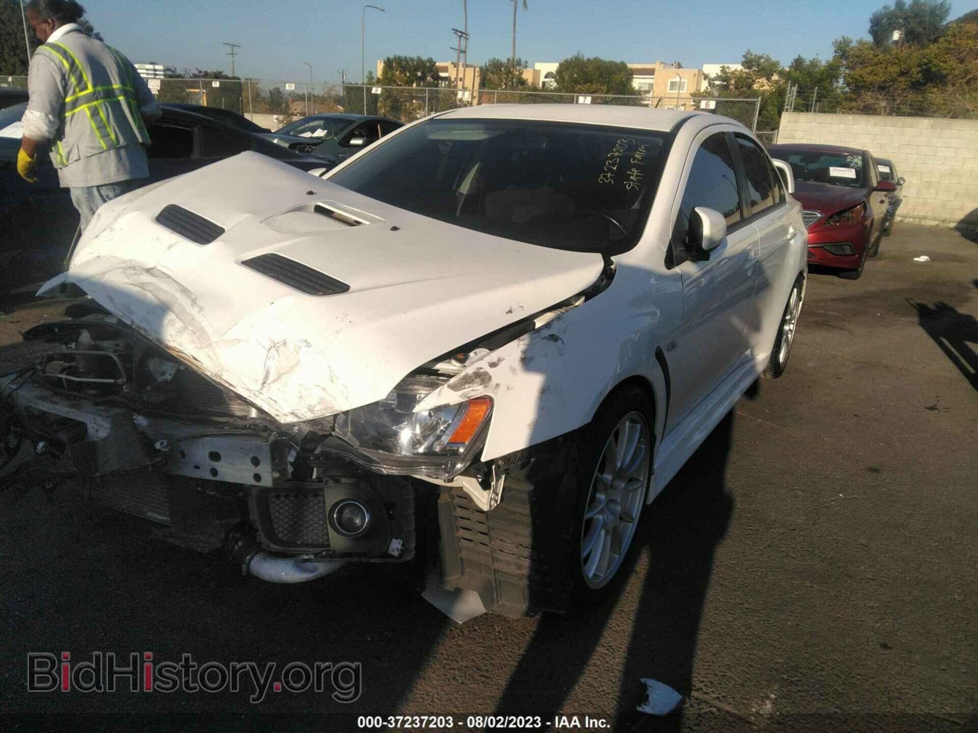 2014 MITSUBISHI LANCER EVOLUTION - VIN: JA32W8FV2EU019950 - Фото 2