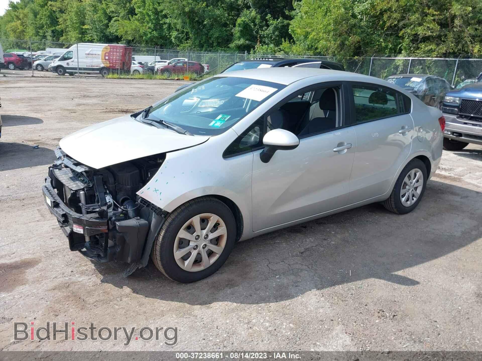 2014 KIA RIO - VIN: KNADM4A31E6408644 - Фото 2