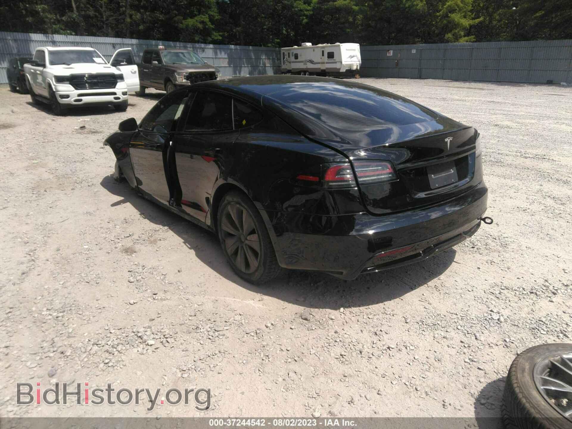 2022 TESLA MODEL S - VIN: 5YJSA1E58NF477204 - Фото 3