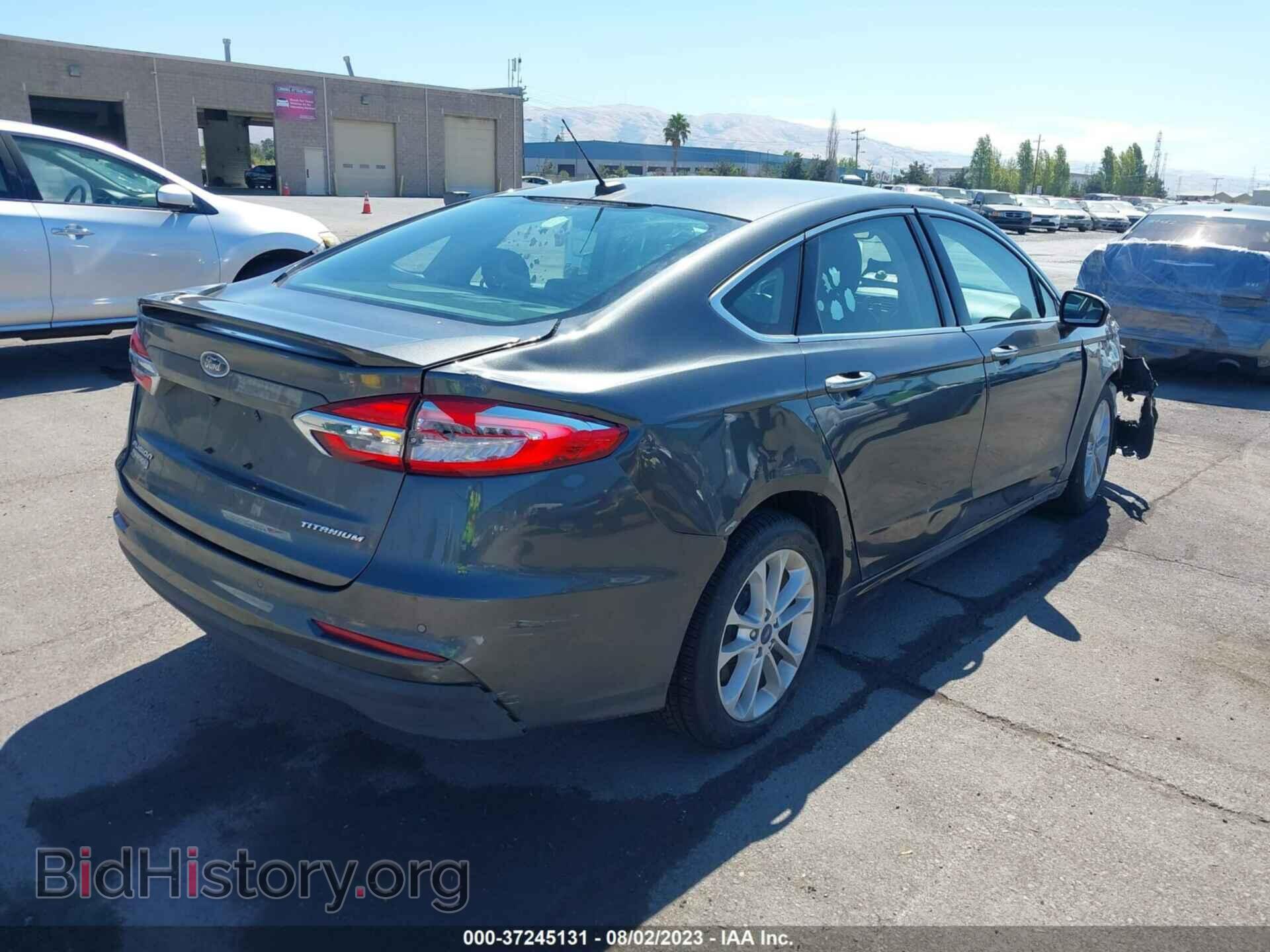2019 FORD FUSION - VIN: 3FA6P0SU1KR178014 - Фото 4