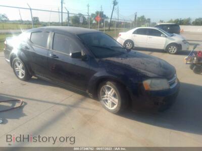 2013 Dodge AVENGER SE V6, blue — VIN 1C3CDZAG6DN756186, IAAI