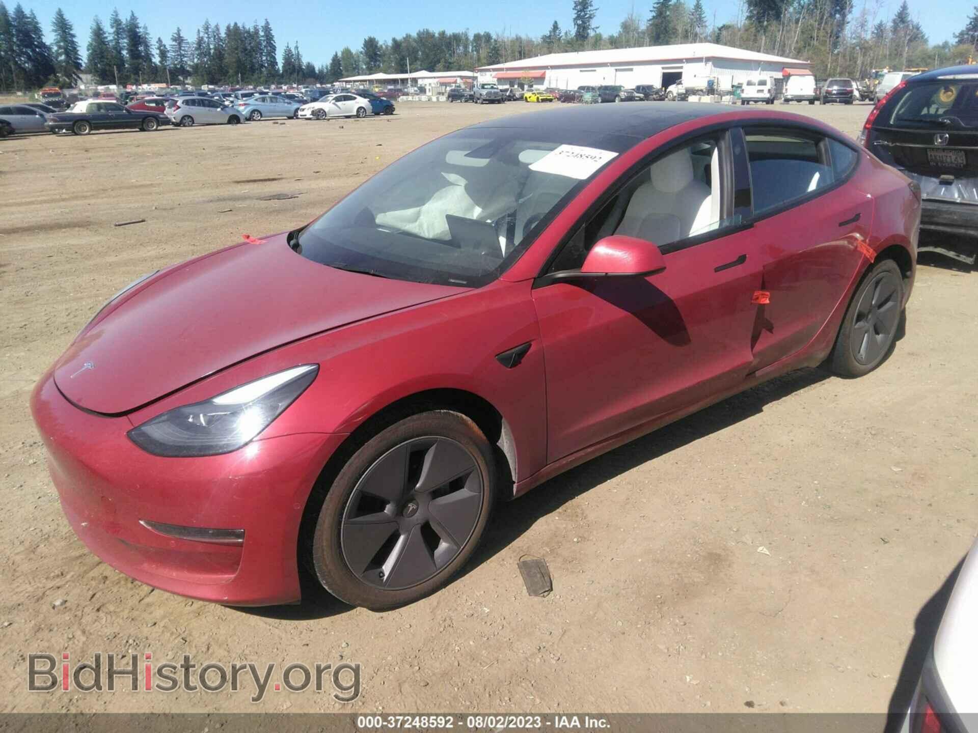 2022 TESLA MODEL 3 - VIN: 5YJ3E1EB8NF251064 - Фото 2
