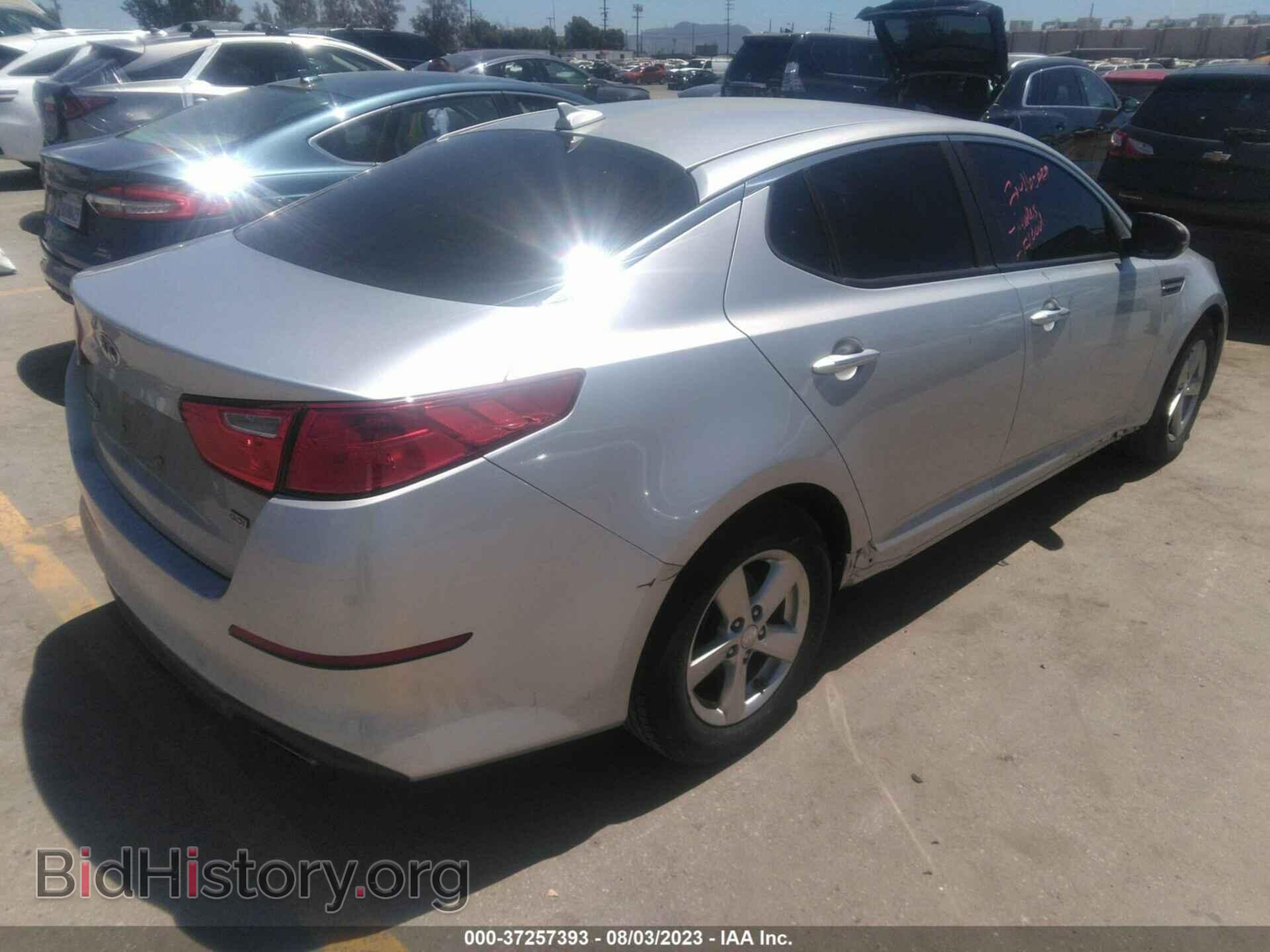 2015 KIA OPTIMA - VIN: 5XXGM4A73FG504264 - Фото 4