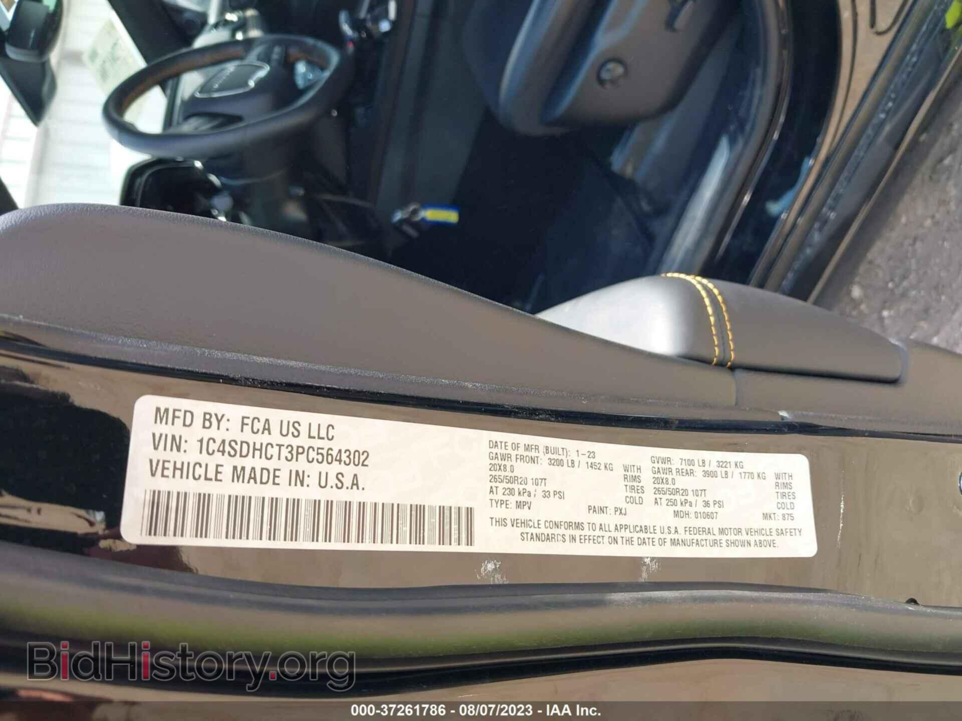 2023 DODGE DURANGO - VIN: 1C4SDHCT3PC564302 - Photo 9