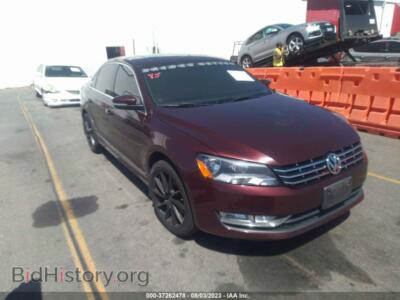 2014 Volkswagen PASSAT 2.0L TDI SE, maroon — VIN 1VWBN7A34EC096147, IAAI