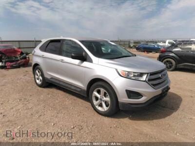 2015 Ford EDGE SE, серебристый — VIN 2FMTK3G85FBB80874, IAAI